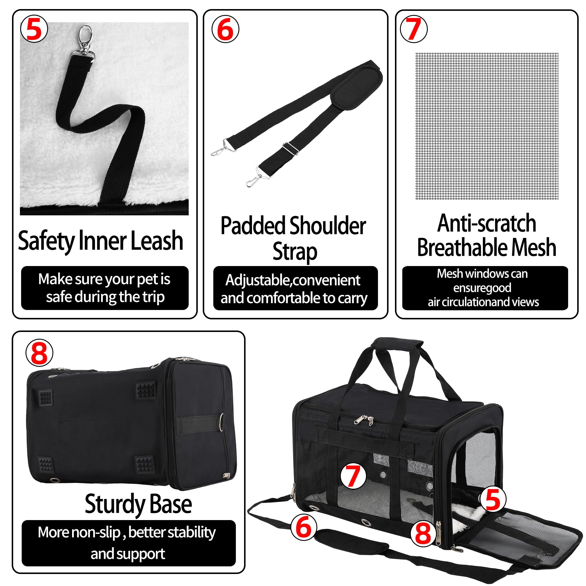 Soft Sided Cat/Dog Carrier