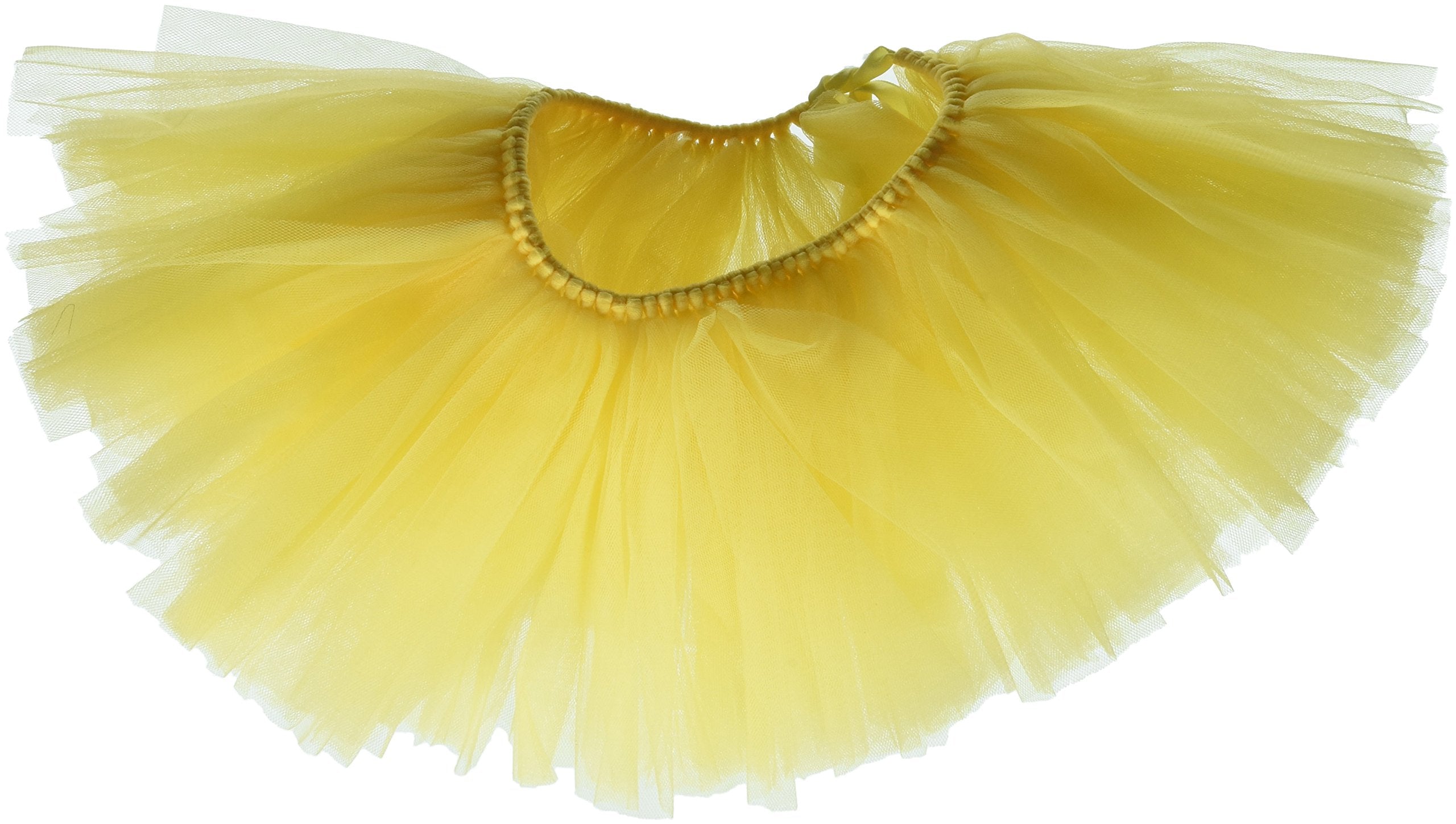 Pawpatu Handcrafted In Usa Yellow Tulle Tutu For Large Dogs