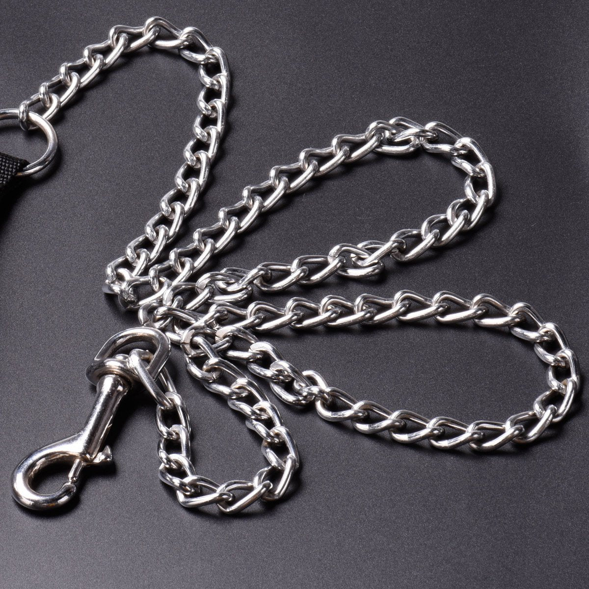 Ctopogo Heavy Duty Dog Leash,Metal Dog Leash Dog Chain With Padded Handle For Large & Medium Size Dogs (6 Ft. X 3.0 Mm (25-120 Lbs.))