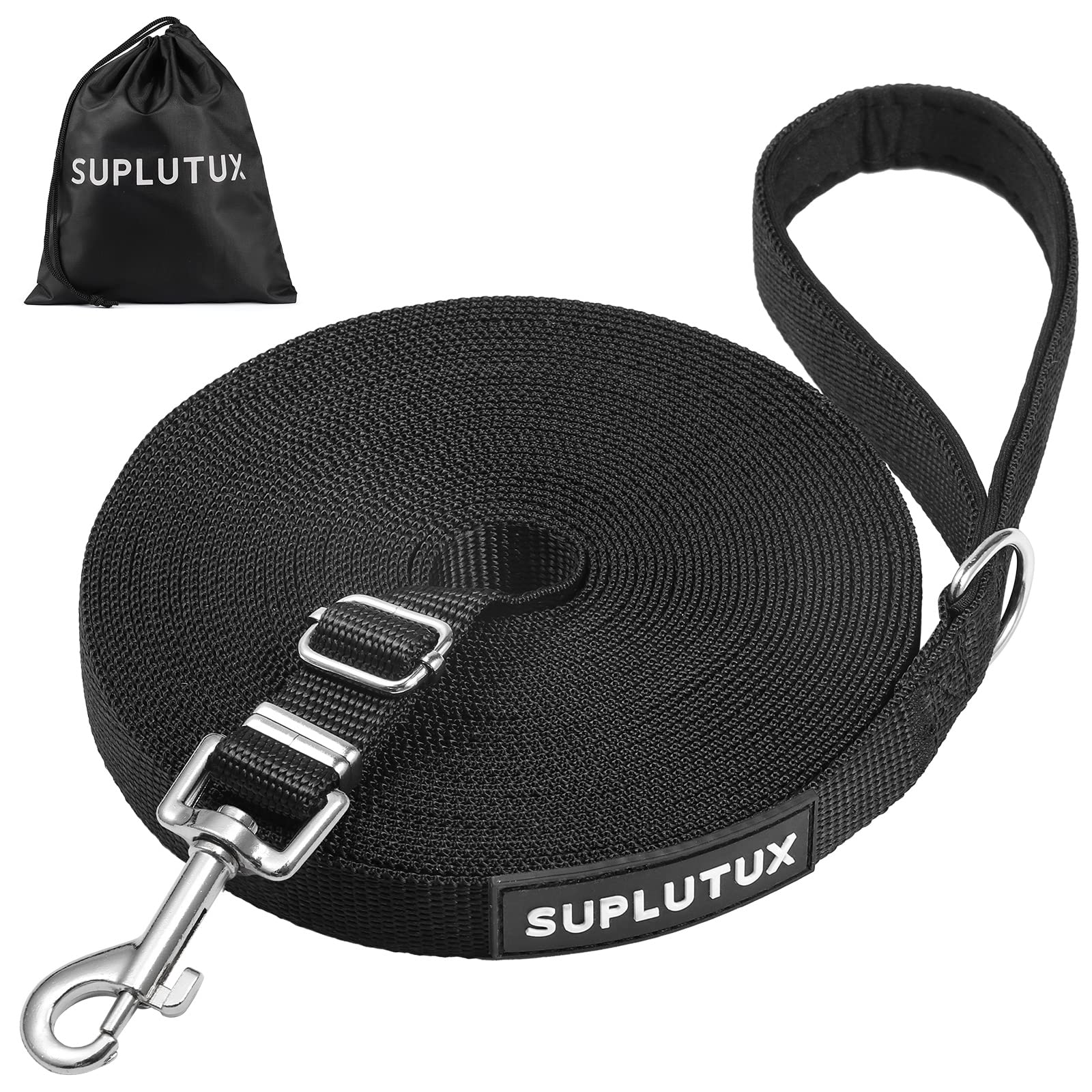 Long Lead Leash for Dog Outside Training 30ft Adjustable Obedience Recall Dog Training Leash for Large Medium Small Dogs with St
