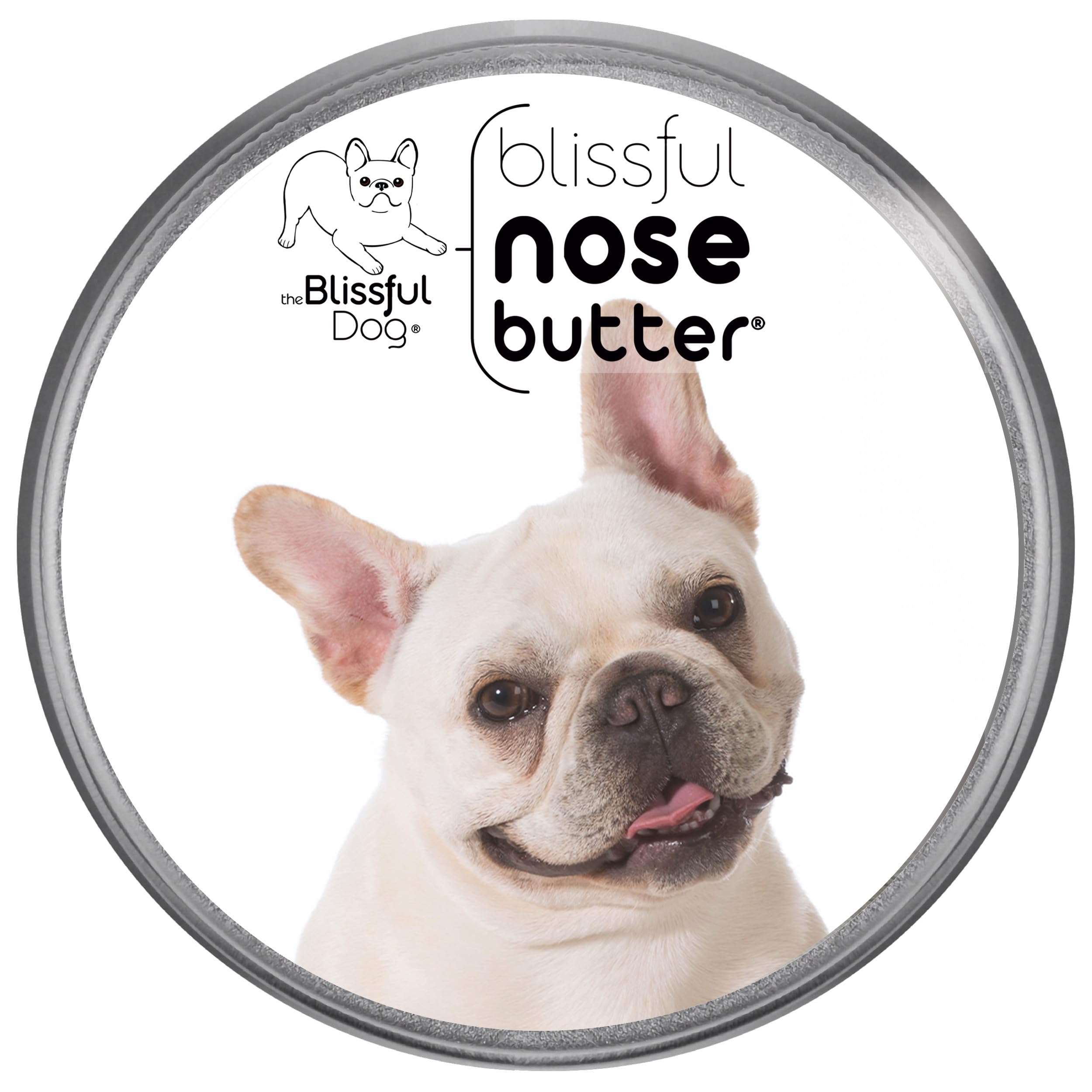 The Blissful Dog French Bulldog Cream Unscented Nose Butter - Dog Nose Butter