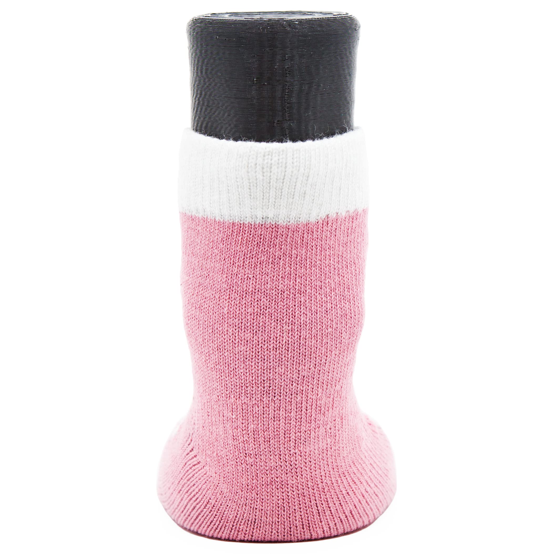Woodrow Wear, Power Paws Advanced Dog Socks, Pink with A Bone, XXL, Fits 130-180 pounds