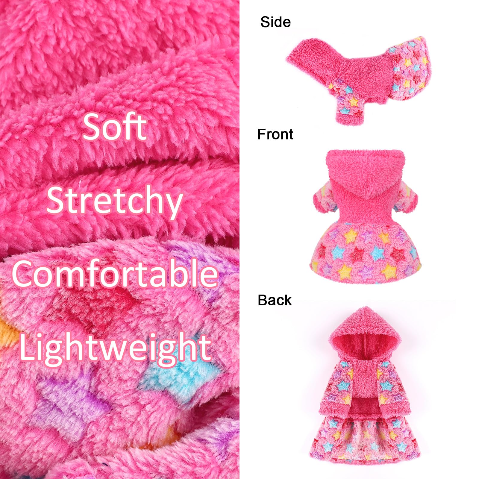 Dog Hoodie Dog Sweater Valentine'S Day Dog Clothes For Small Dogs Boy Girl Pet Sweater Dress For Dogs Cold Weather Dog Coats Fal