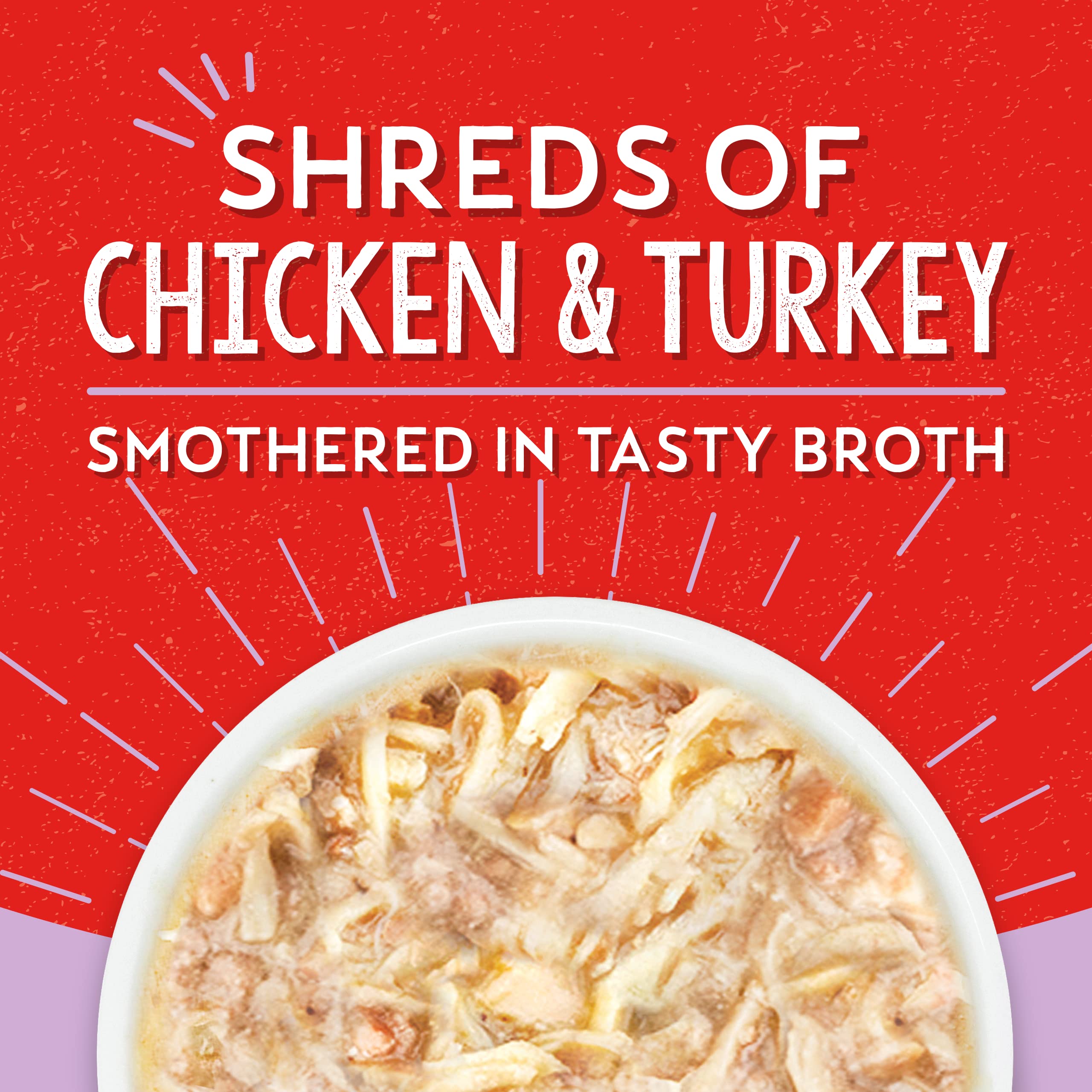 Stella & Chewys Lil Bites Savory Stews for Small Breeds Chicken & Turkey Dinner in Broth, 2.7 oz Cups (Pack of 12)