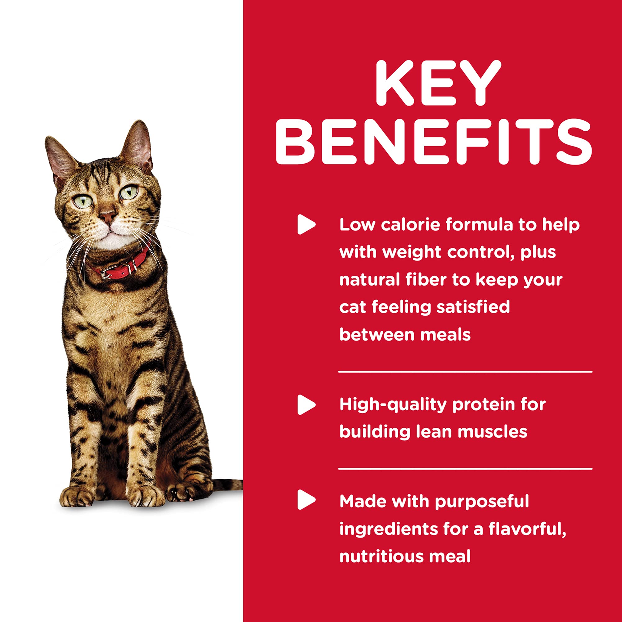Hills Science Diet Light, Adult 1-6, Weight Management Support, Wet Cat Food, Liver & Chicken Minced, 2.9 oz Can, Case of 24