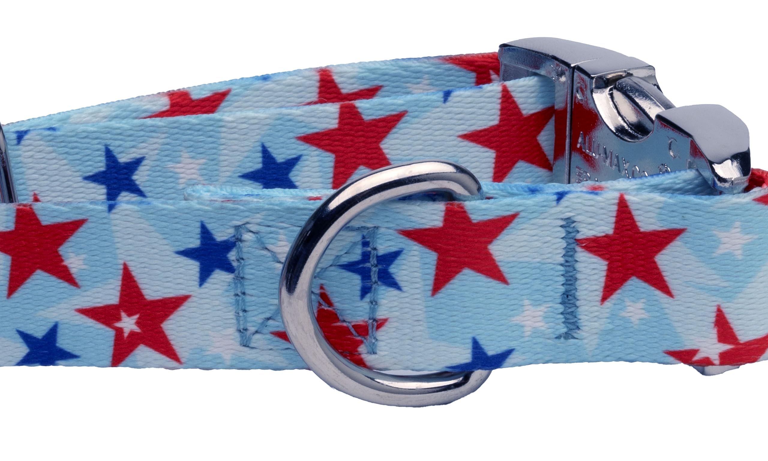 Country Brook Petz - Premium American Celebration Dog Collar - Americana Collection Featuring Patriotic Designs (1 Inch, Medium)