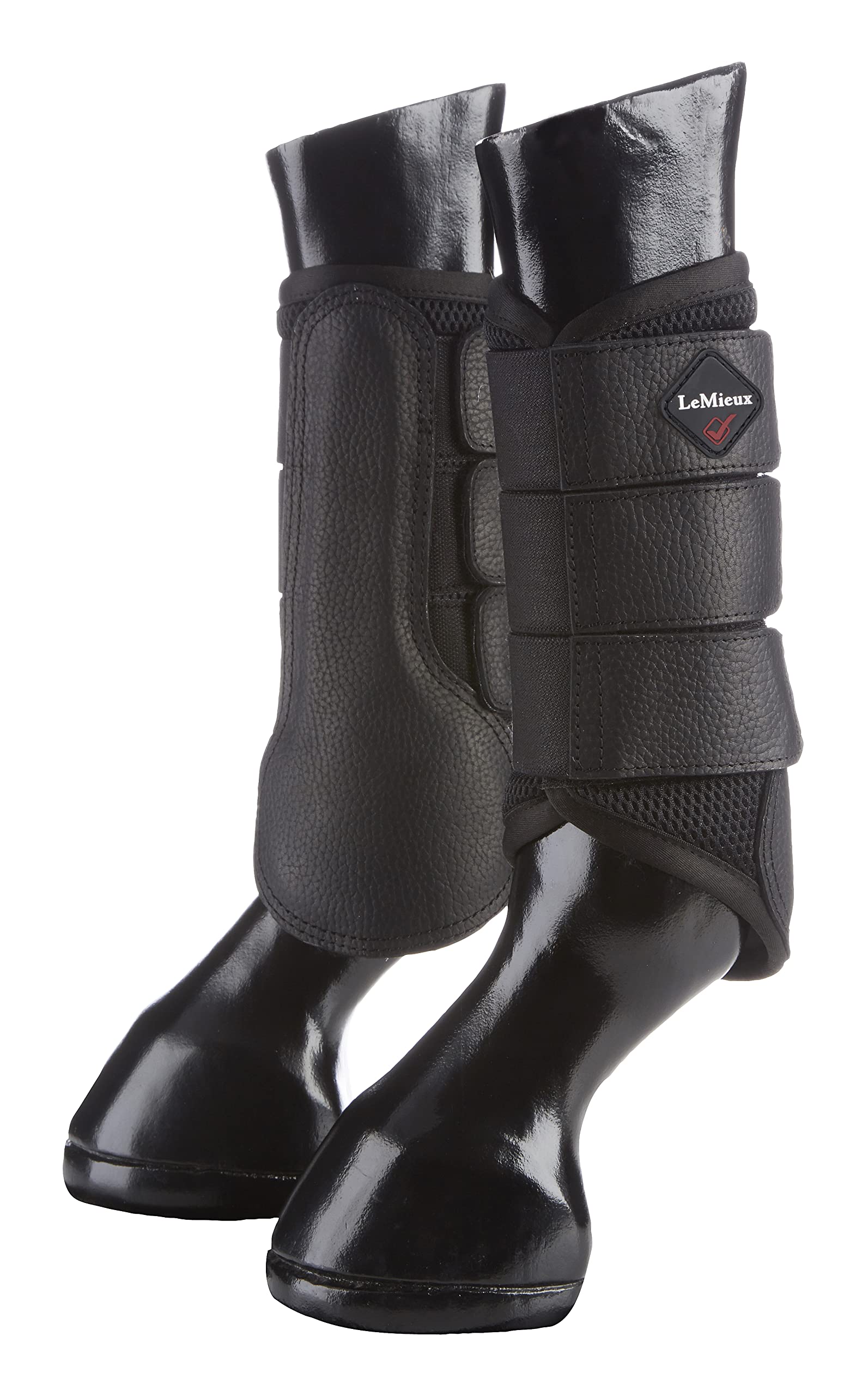 Lemieux Mesh Brushing Horse Boots - Protective Gear And Training Equipment - Equine Boots, Wraps & Accessories (Black - Medium)