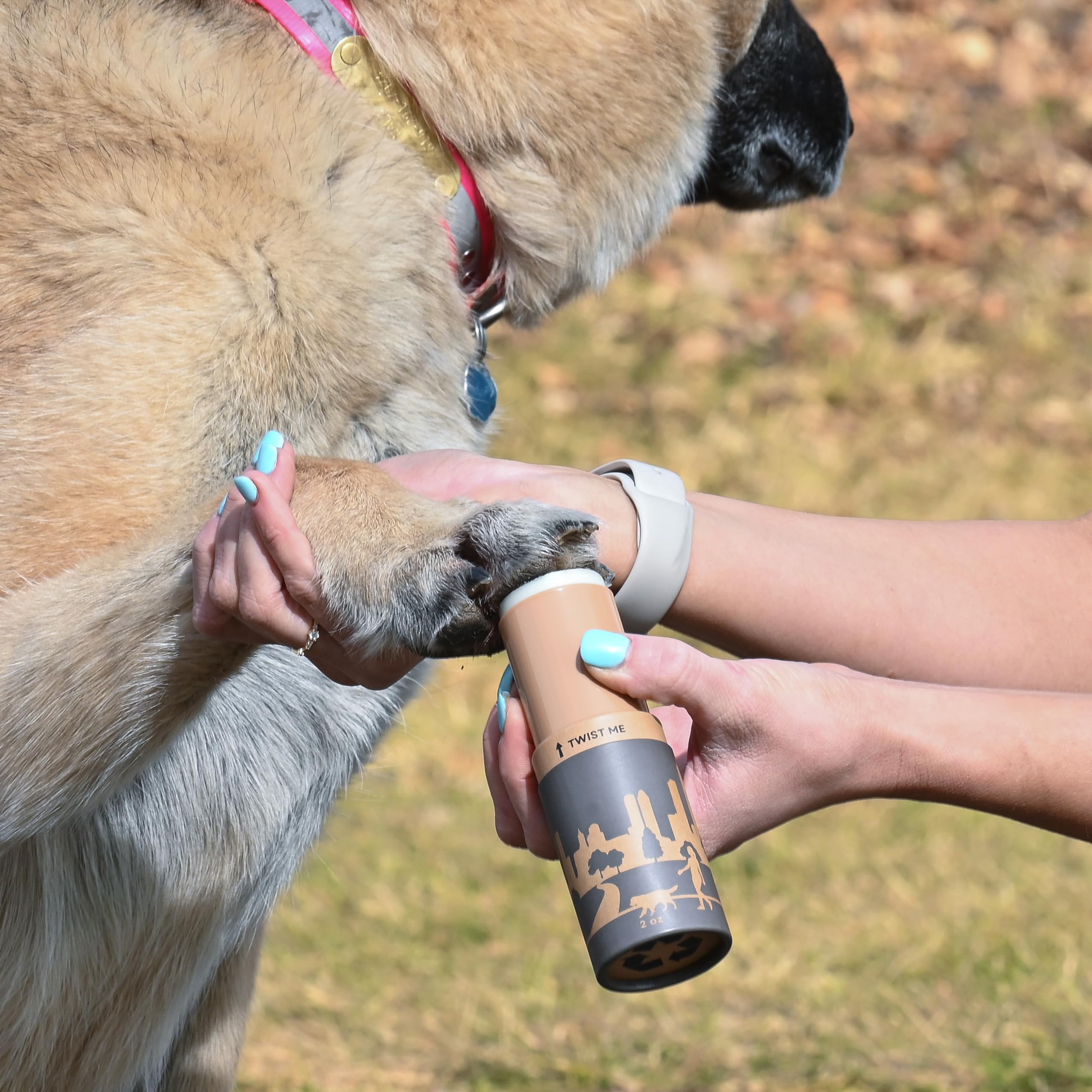 Rhino Wax - Dog Paw Street Wax 2Oz - Use Before Taking Dogs On Hot Streets Or Pavement - Balm Protects Against Hot Surfaces, Roc
