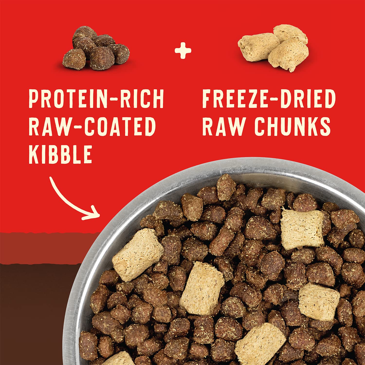 Stella & Chewys Wild Red Dry Dog Food Raw Blend High Protein Grain & Legume Free Red Meat Recipe, 3.5 lb. Bag