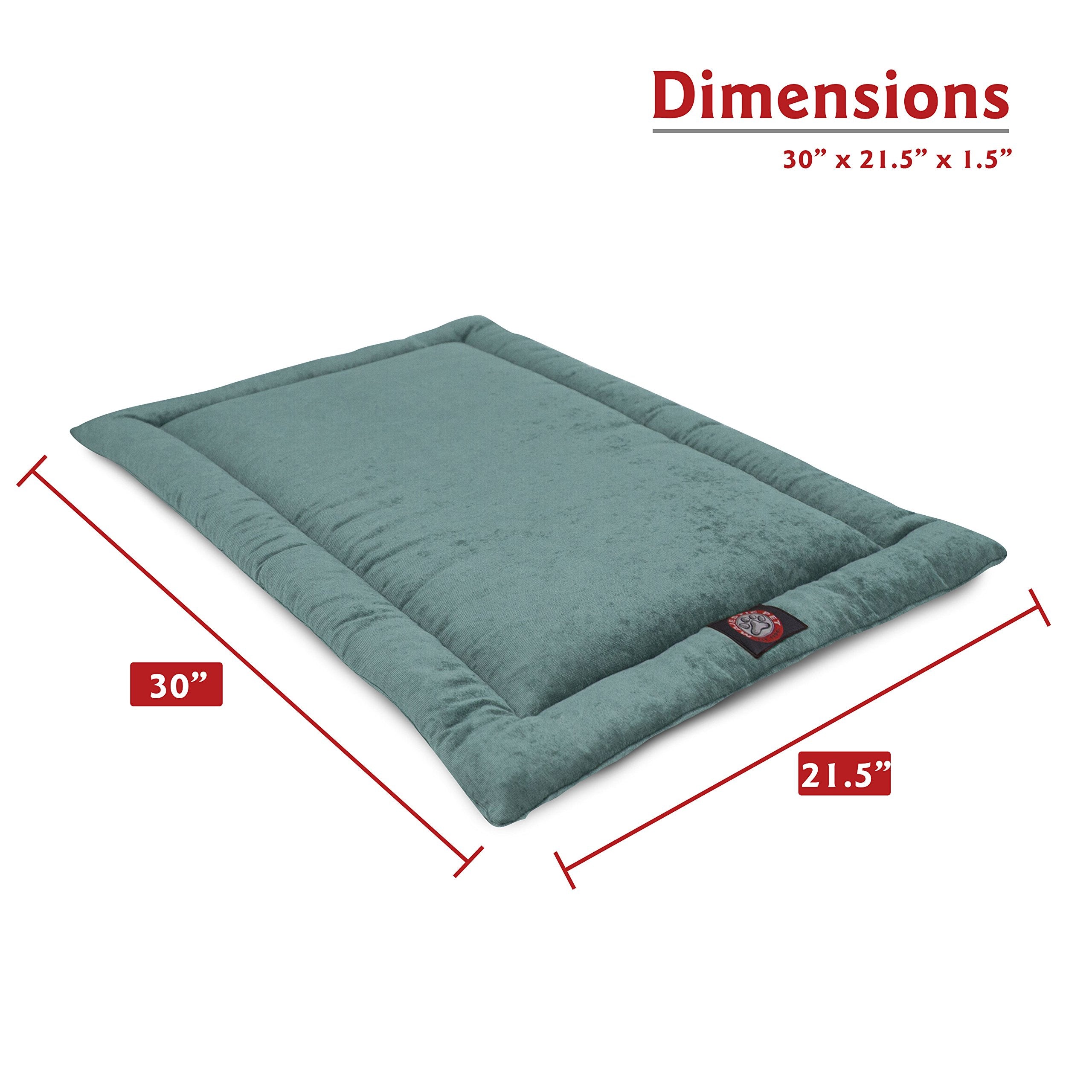 30' Villa Azure Blue Crate Dog Bed Mat By Majestic Pet Products