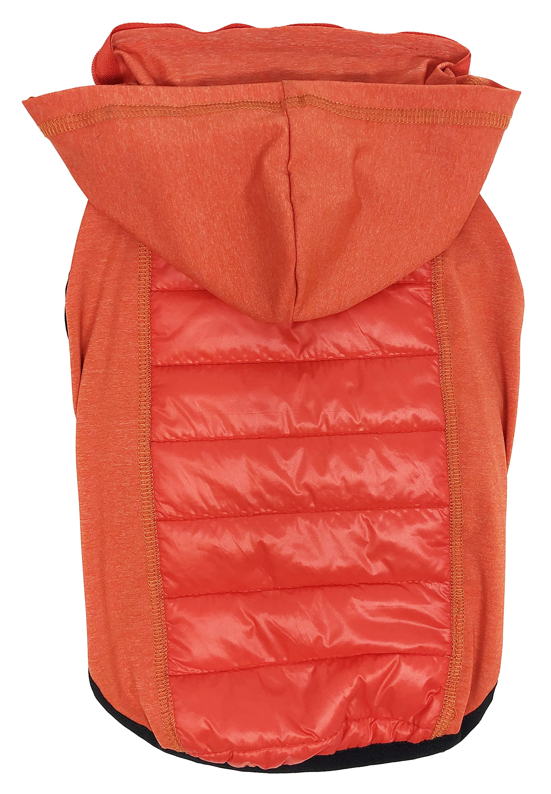 Pet Life Apex Lightweight Hybrid Stretch And Quick-Dry Dog Coat With Pop Out Hood, Sm, Red