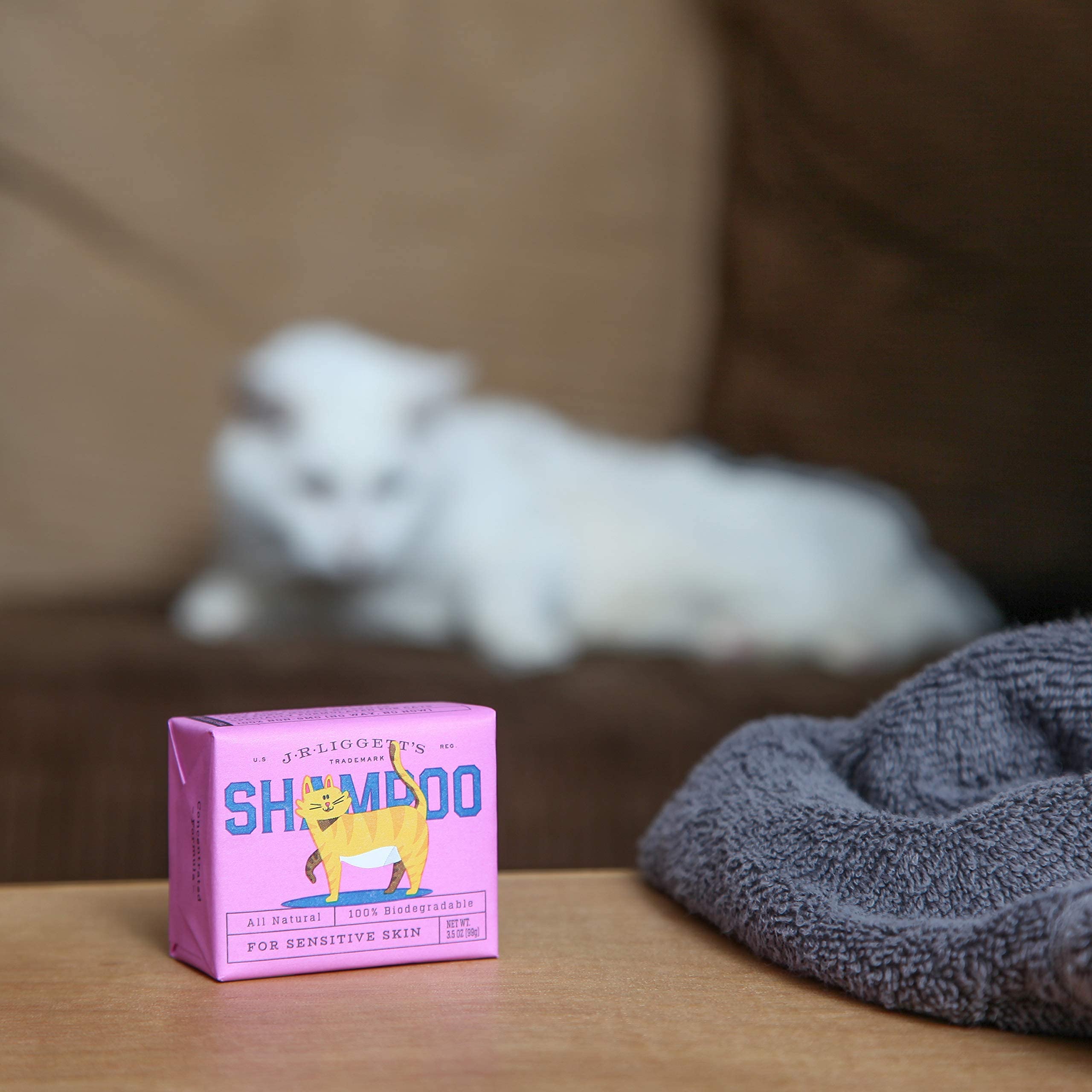 Jrliggett'S Cat Hair Shampoo Bar Great For Sensitive Skin | Relieves Dry, Itchy Skin | Hypoallergenic Formula And Biodegradable