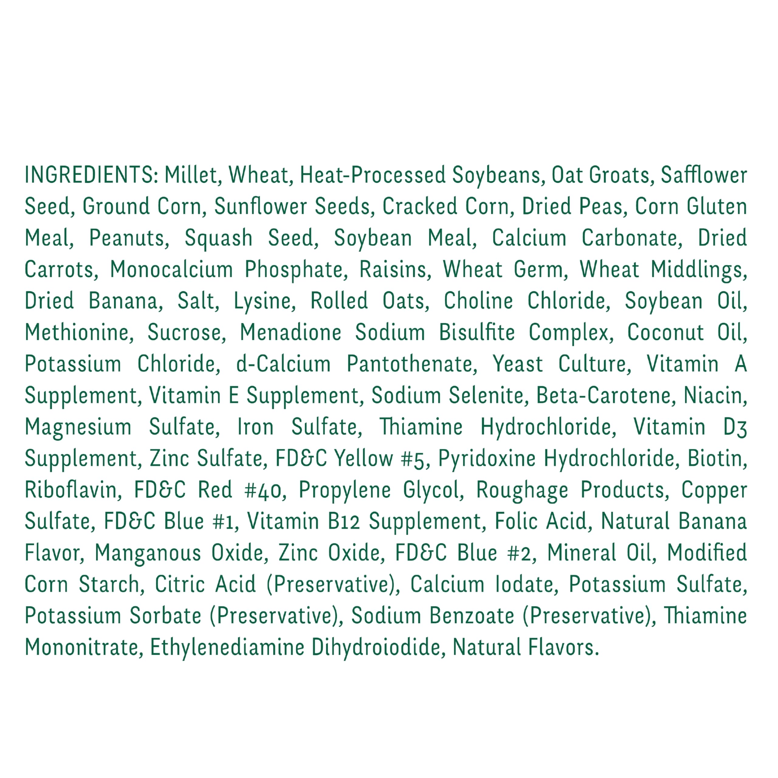 Wild Harvest WH-83541 Wild Harvest Advanced Nutrition Diet for Cockatiels, 4.5-Pound