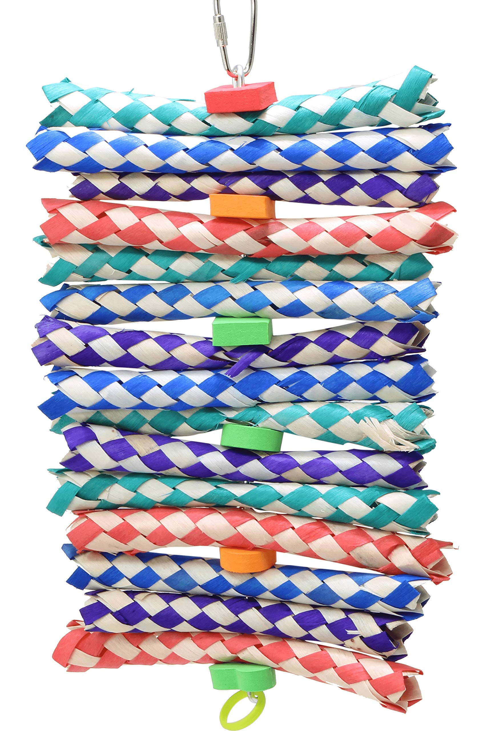Bonka Bird Toys 1798 Big Foamy Delight Colorful Bamboo Parrotlet Budgie Finch Cockatiel Parakeet
