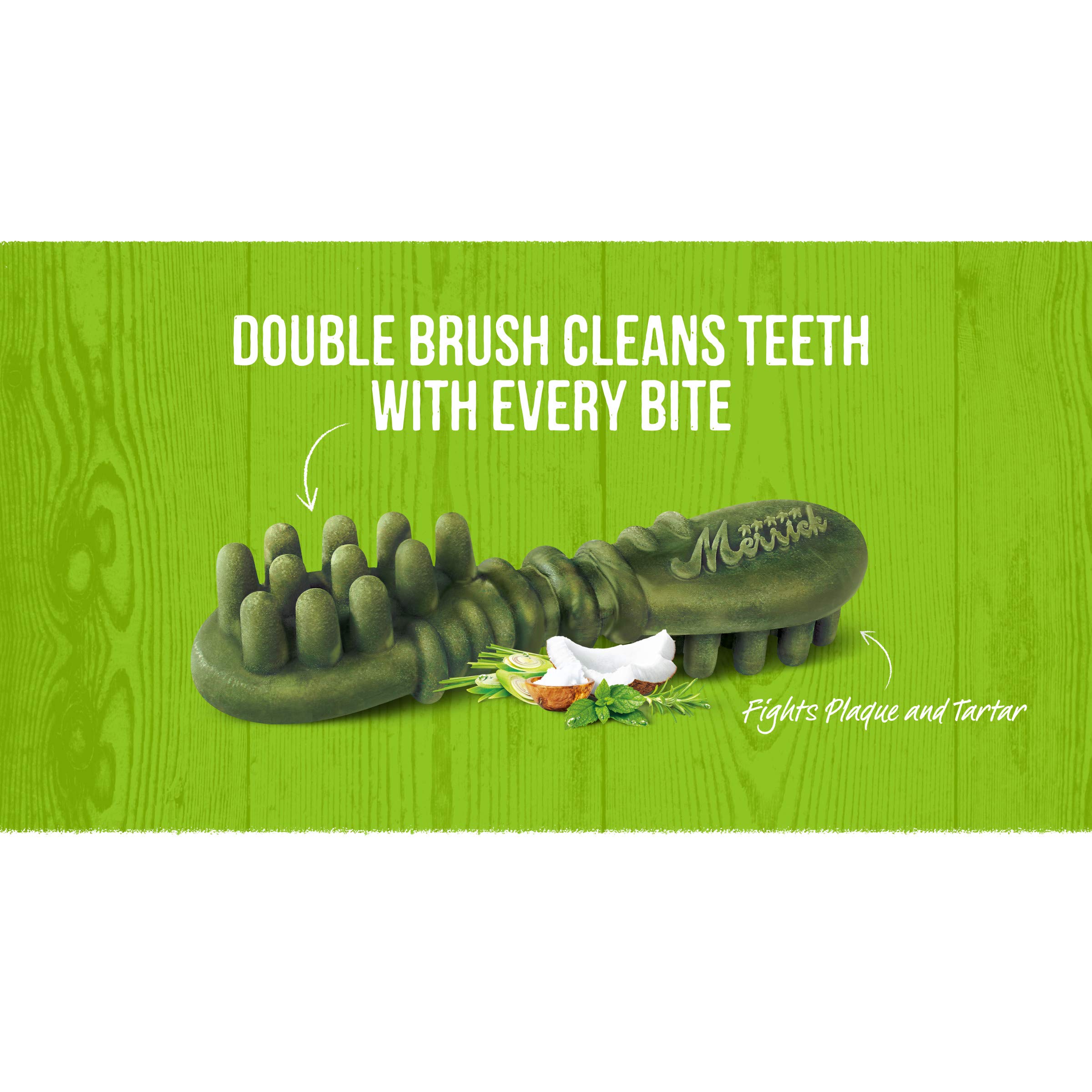 Merrick Fresh Kisses Natural Dental Chews Infused With Coconut And Botanical Oils For Tiny Dogs 5-15 Lbs - 78 ct. Box
