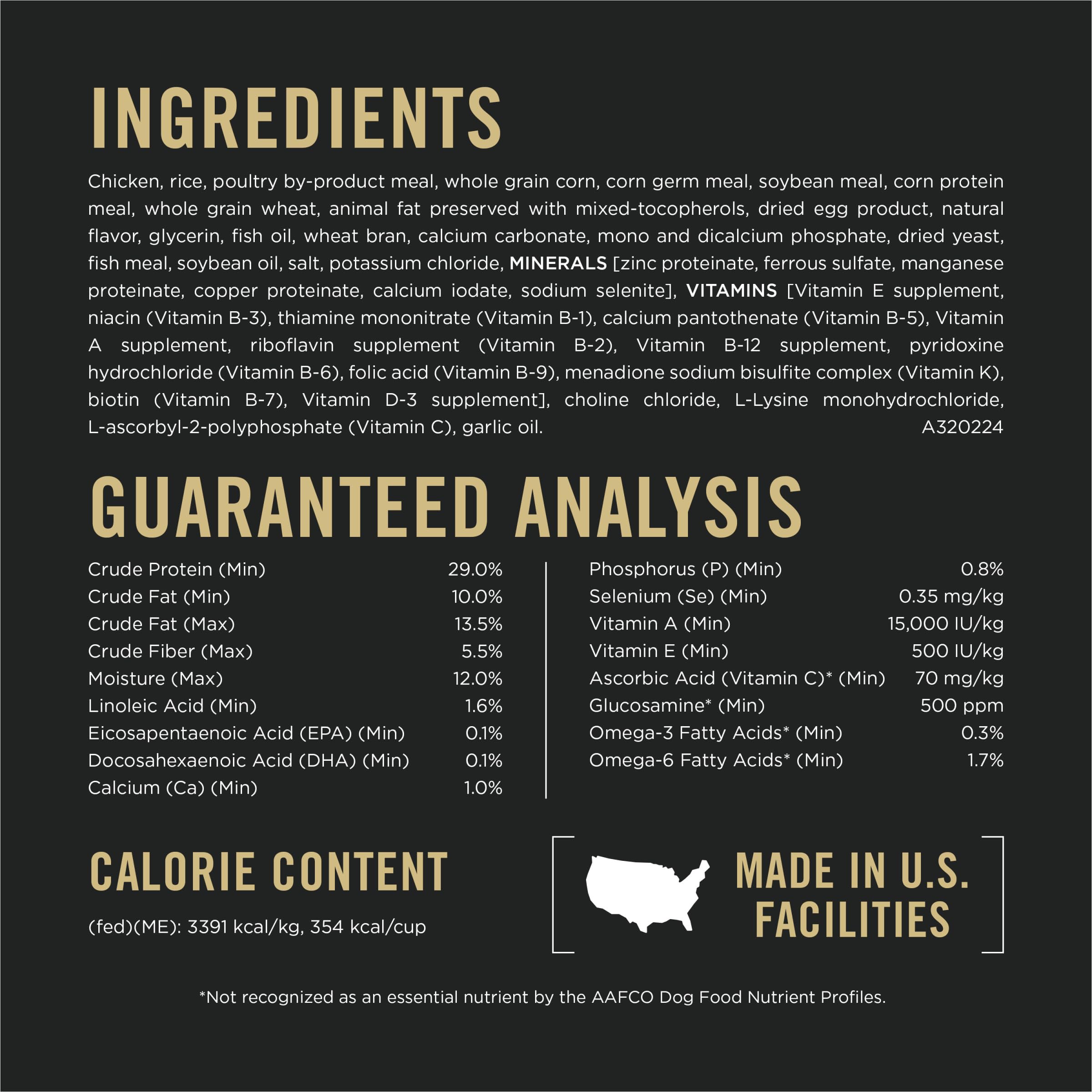 Purina Pro Plan Adult 7 Plus Weight Management Shredded Blend Chicken and Rice Formula Senior Dog Food - 18 lb. Bag