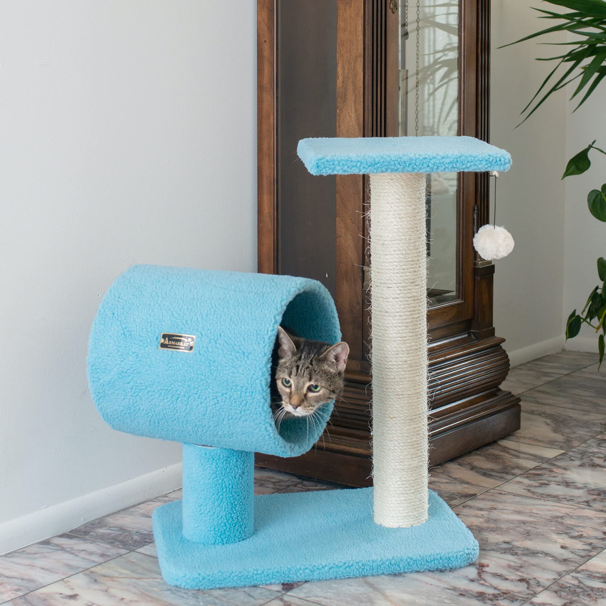 Armarkat Cat Tree Model B2501, Sky Blue