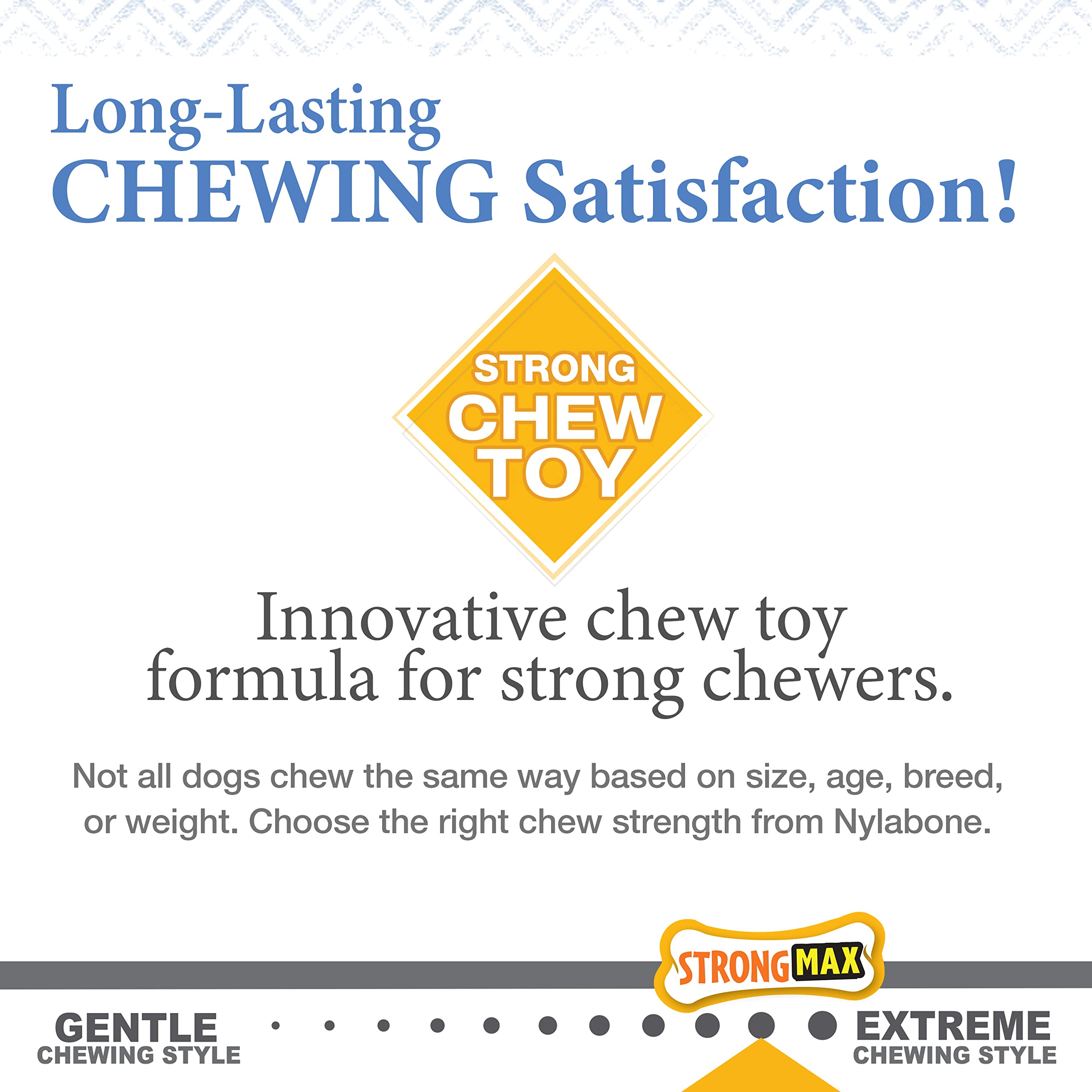 Nylabone Puppy Gourmet Style Strong Chew Toy Bacon Small/Regular (1 Count)