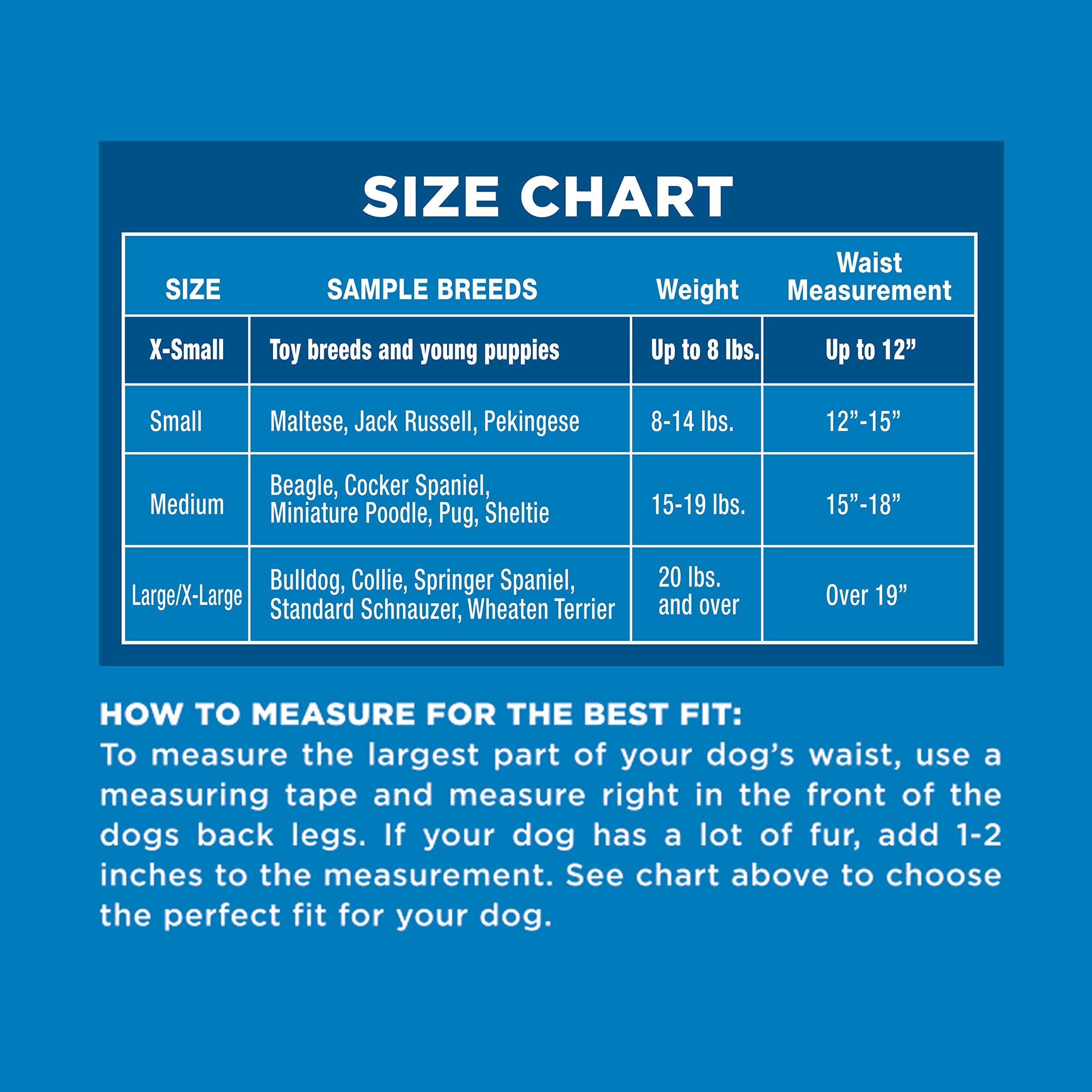 Four Paws Wee-Wee Disposable Dog Diapers X-Small (12 Count)