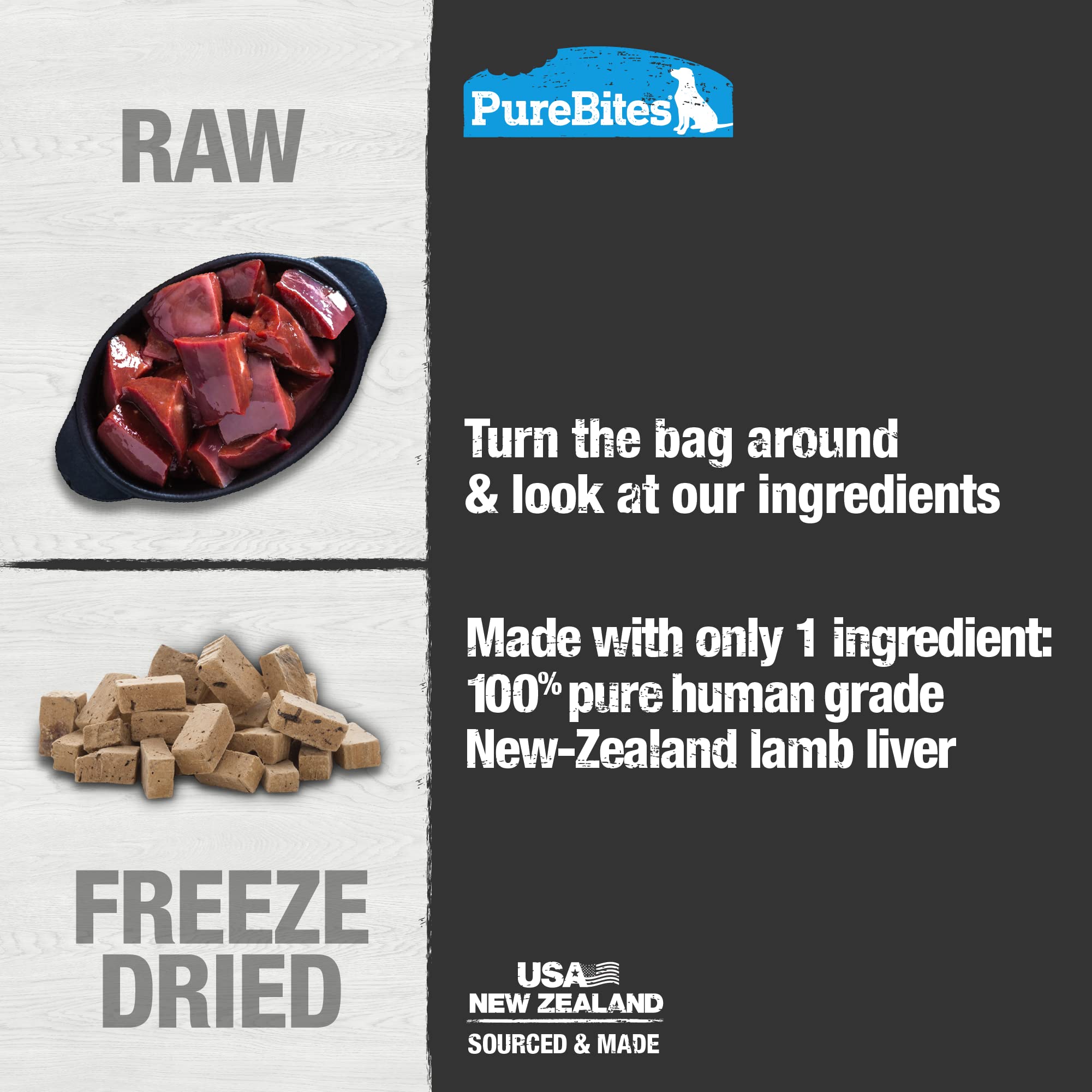 Purebites Lamb For Dogs, 1.58Oz / 45G - Entry Size