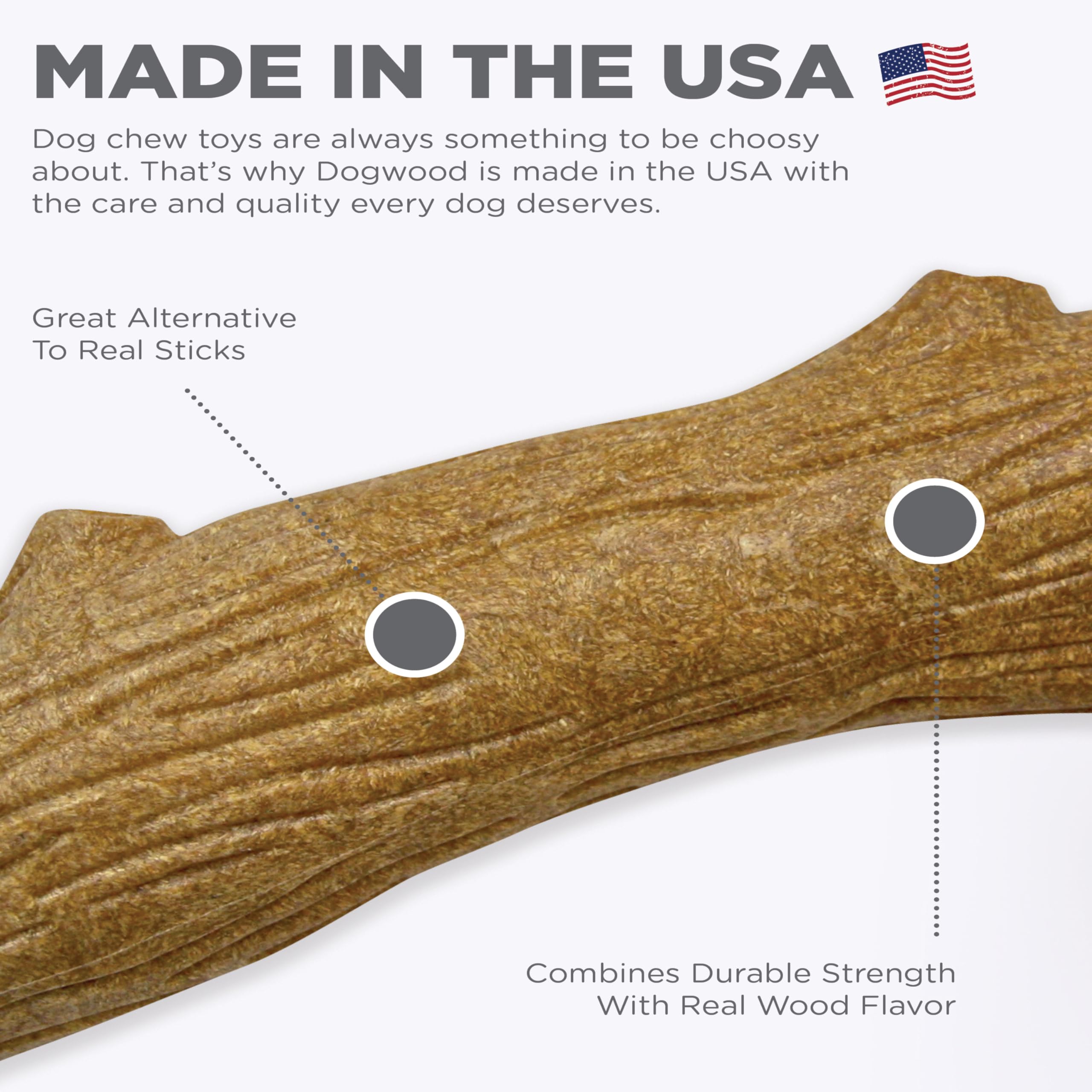 Petstages Dogwood Wood Alternative Dog Chew Toy, Xs