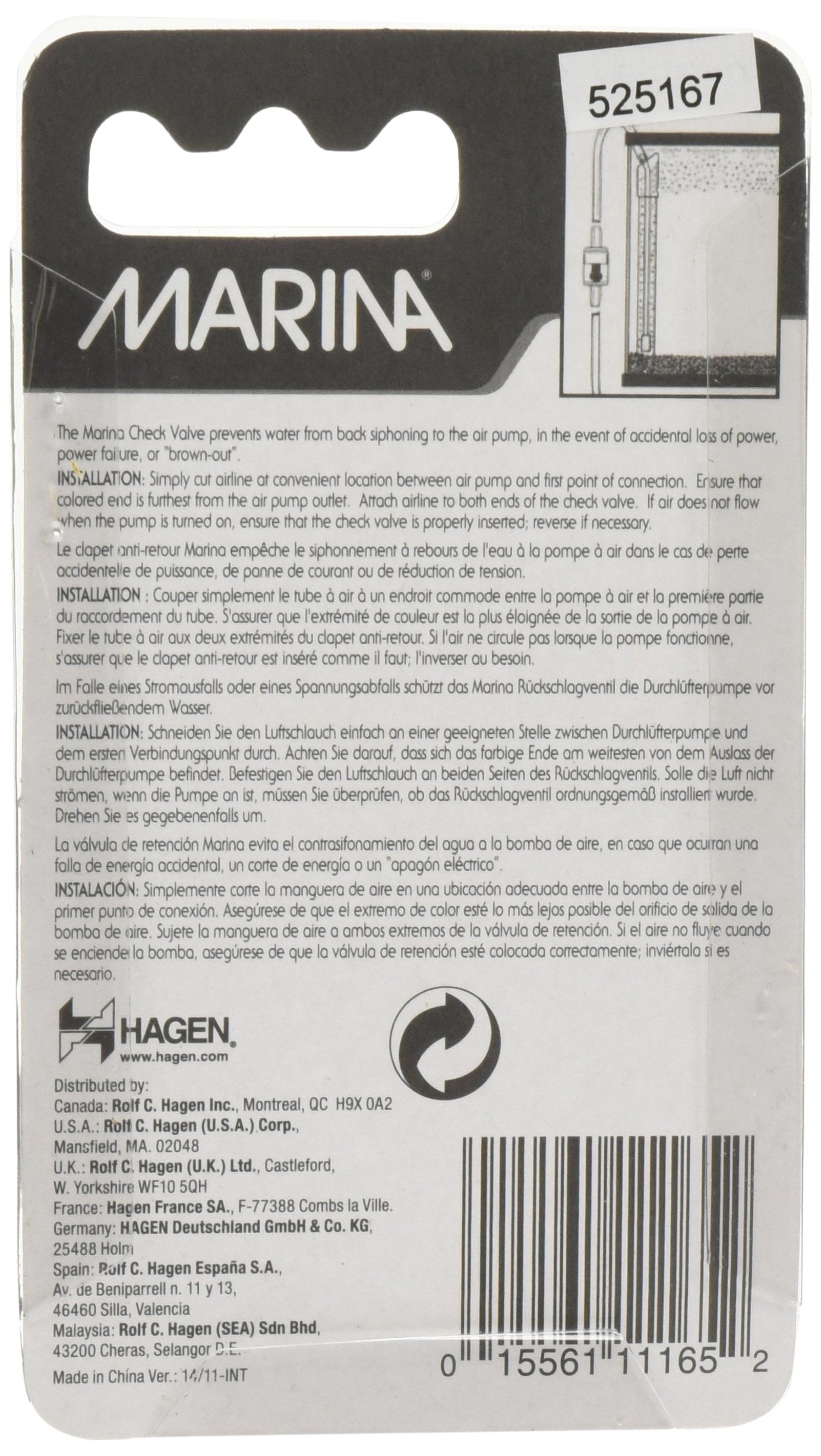 Marina Elite Plastic Check Valve
