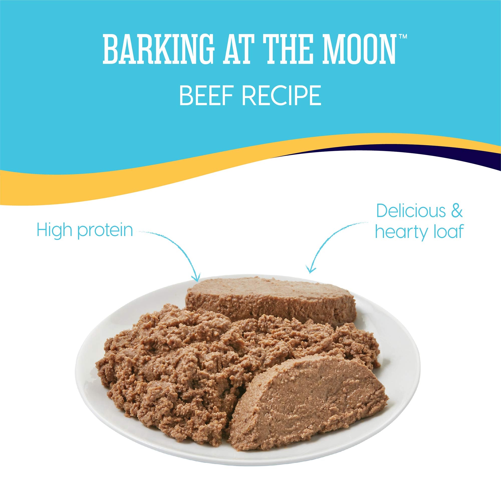 Solid Gold High Protein Wet Dog Food - Barking at The Moon Grain Free with Real Beef - 6Ct/13.2Oz Can