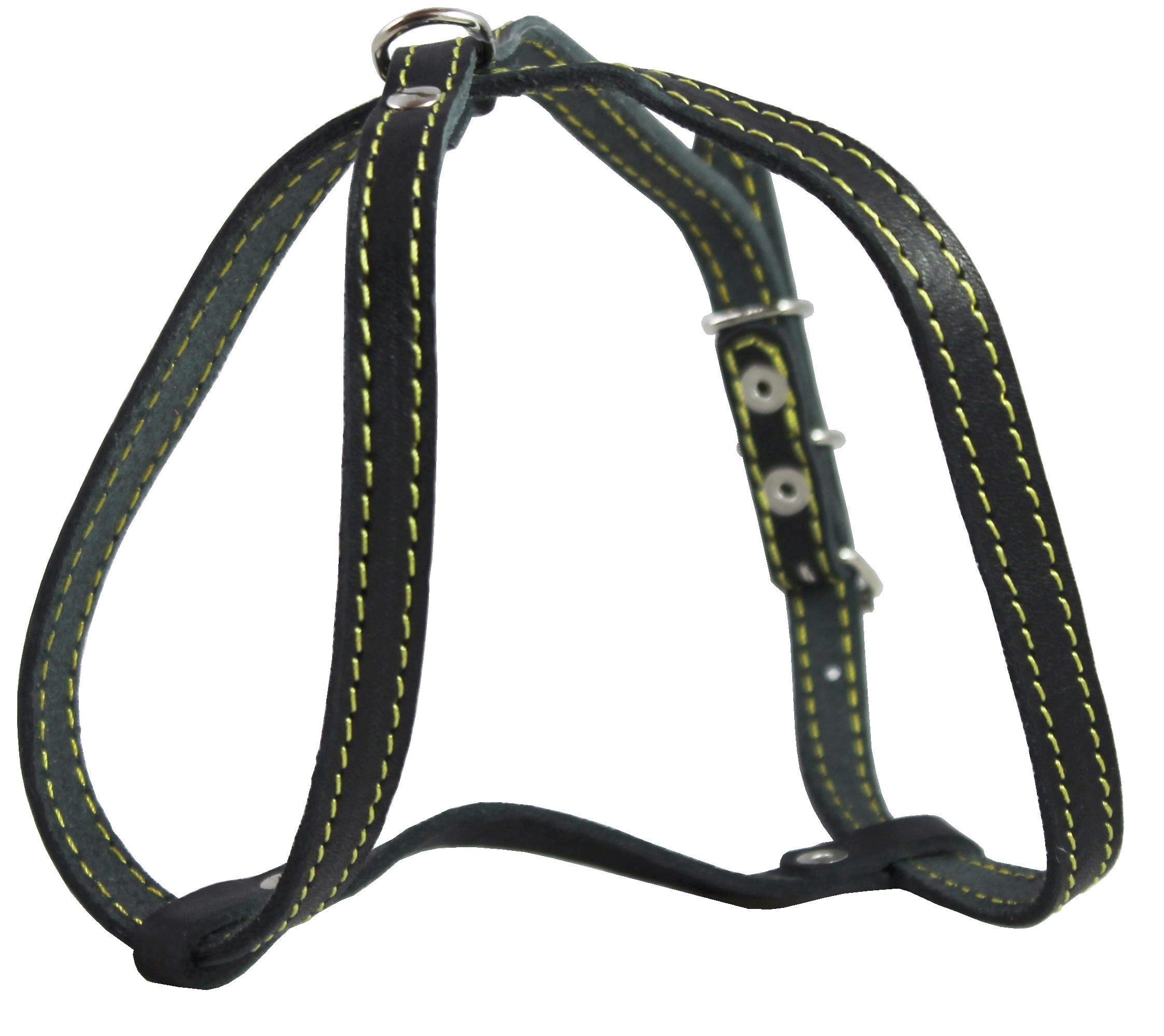 Genuine Leather Dog Harness, 12'-16' Chest Size, 1/2' Wide, Maltese, Chihuahua, Puppies