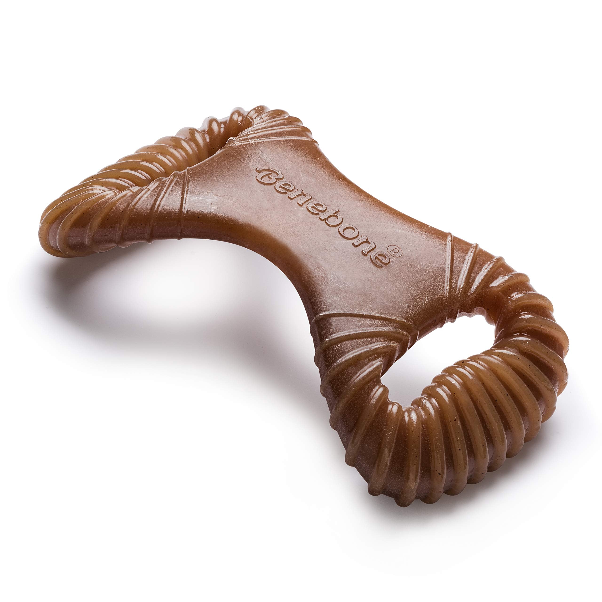 Benebone Dental Durable Dog Chew Toy For Aggressive Chewers, Real Peanut, Made In Usa, Medium