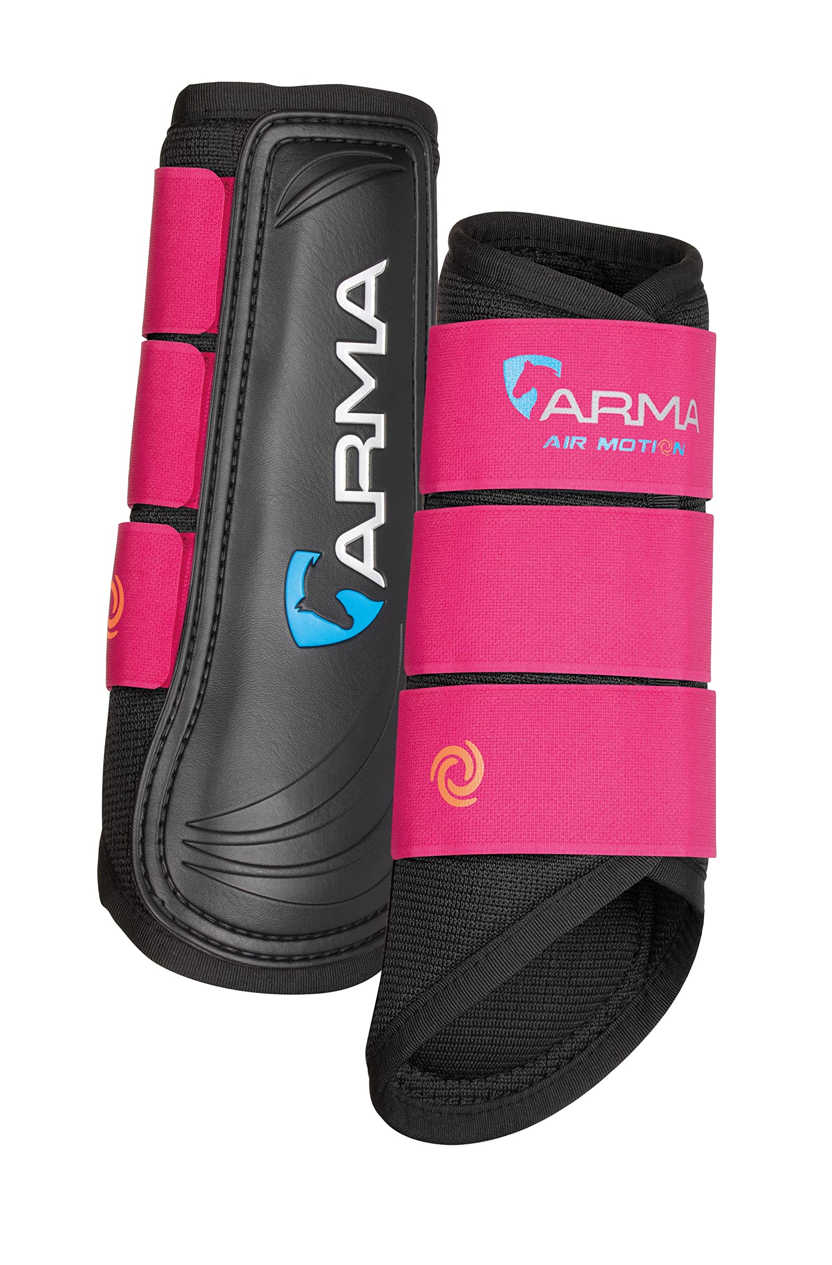 Shires ARMA Air Motion Brushing Boots (Raspberry, Small Pony)