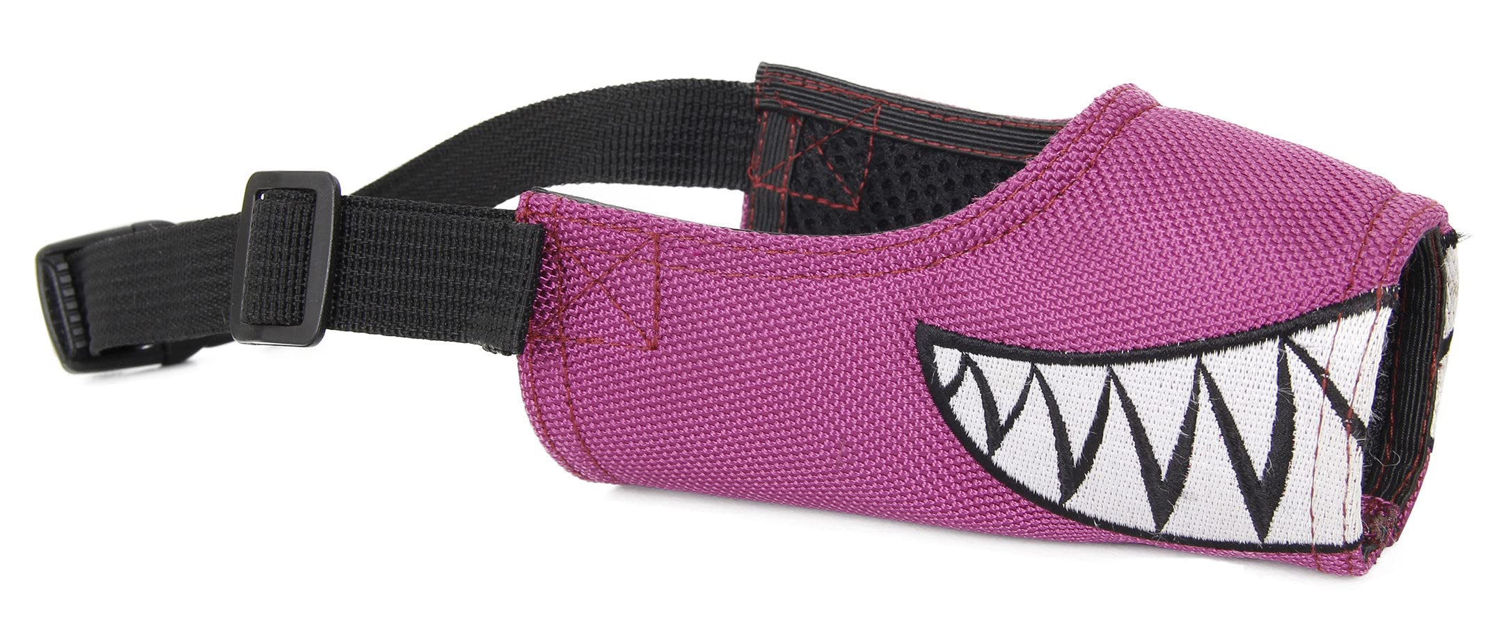 Pet Life Fumigation Adjustable Designer Dog Muzzle - Small - Purple