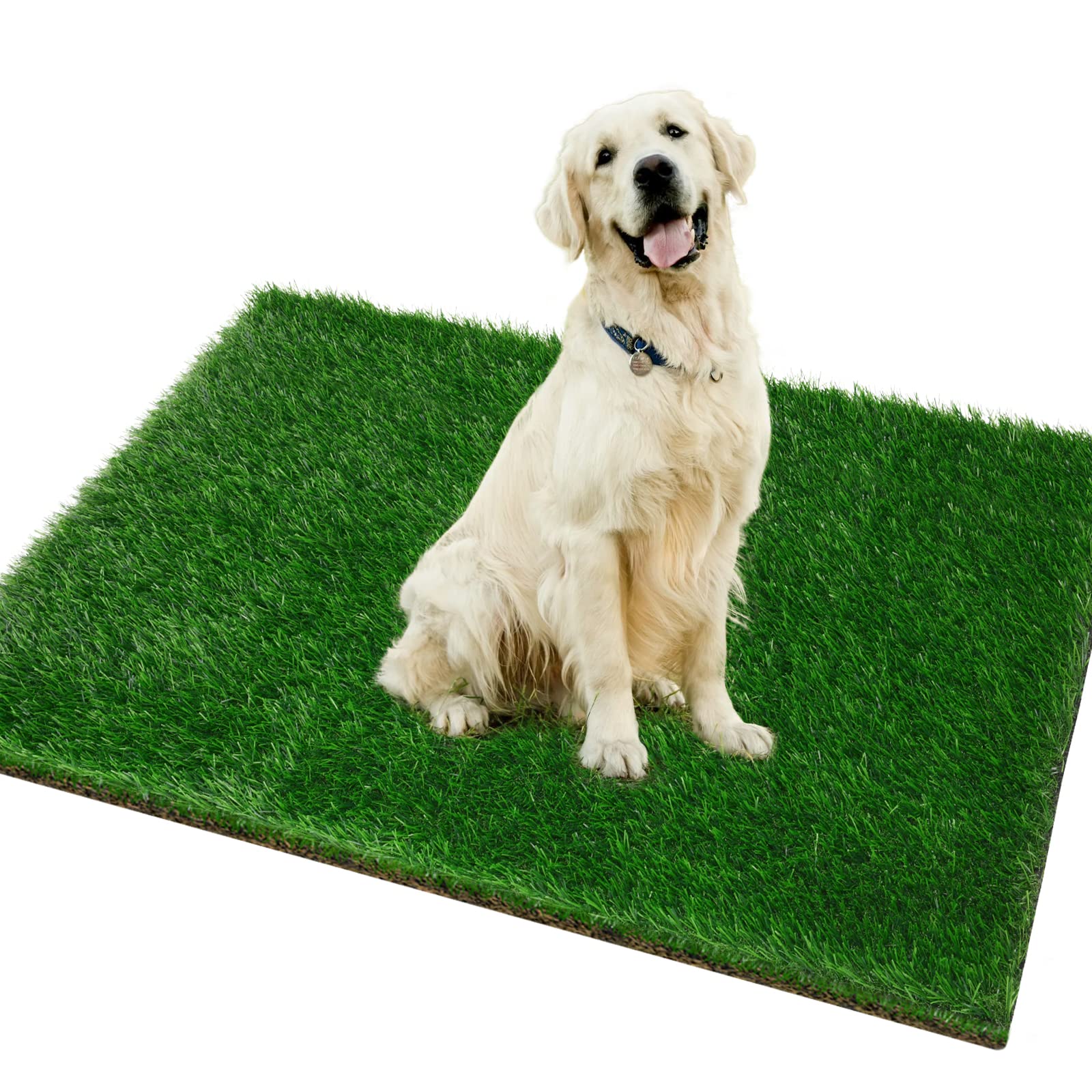 Grass Pad For Dogs 51.2 X 31.5 Inches, Strong Absorbency Soft Artificial Grass For Pets Potty Training, Easy To Clean Fake Grass