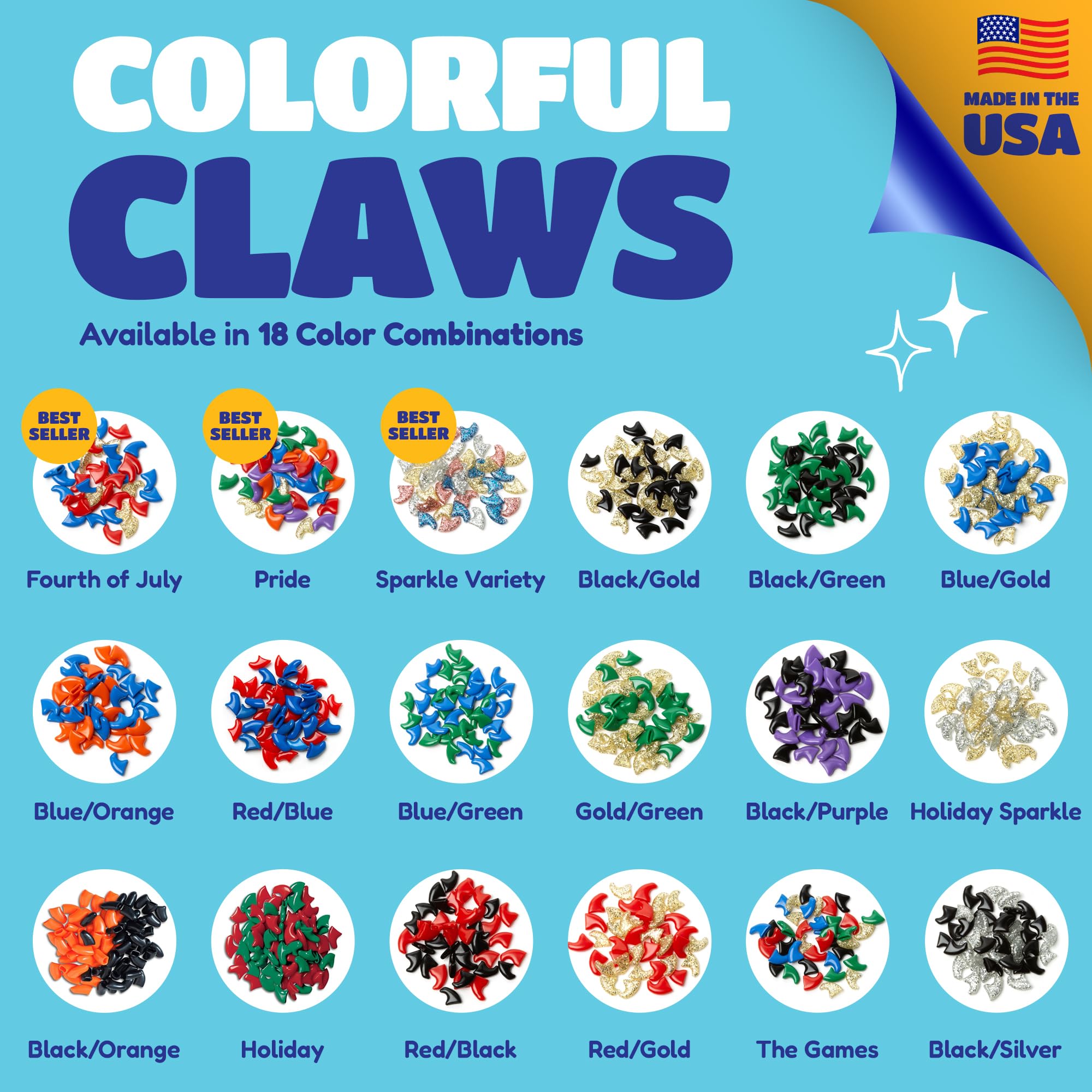 Soft Claws Safe Scratch-Free Solution For Cats - Cls (Cleat Lock System), Size: Large, Color: Holiday (Red & Green)