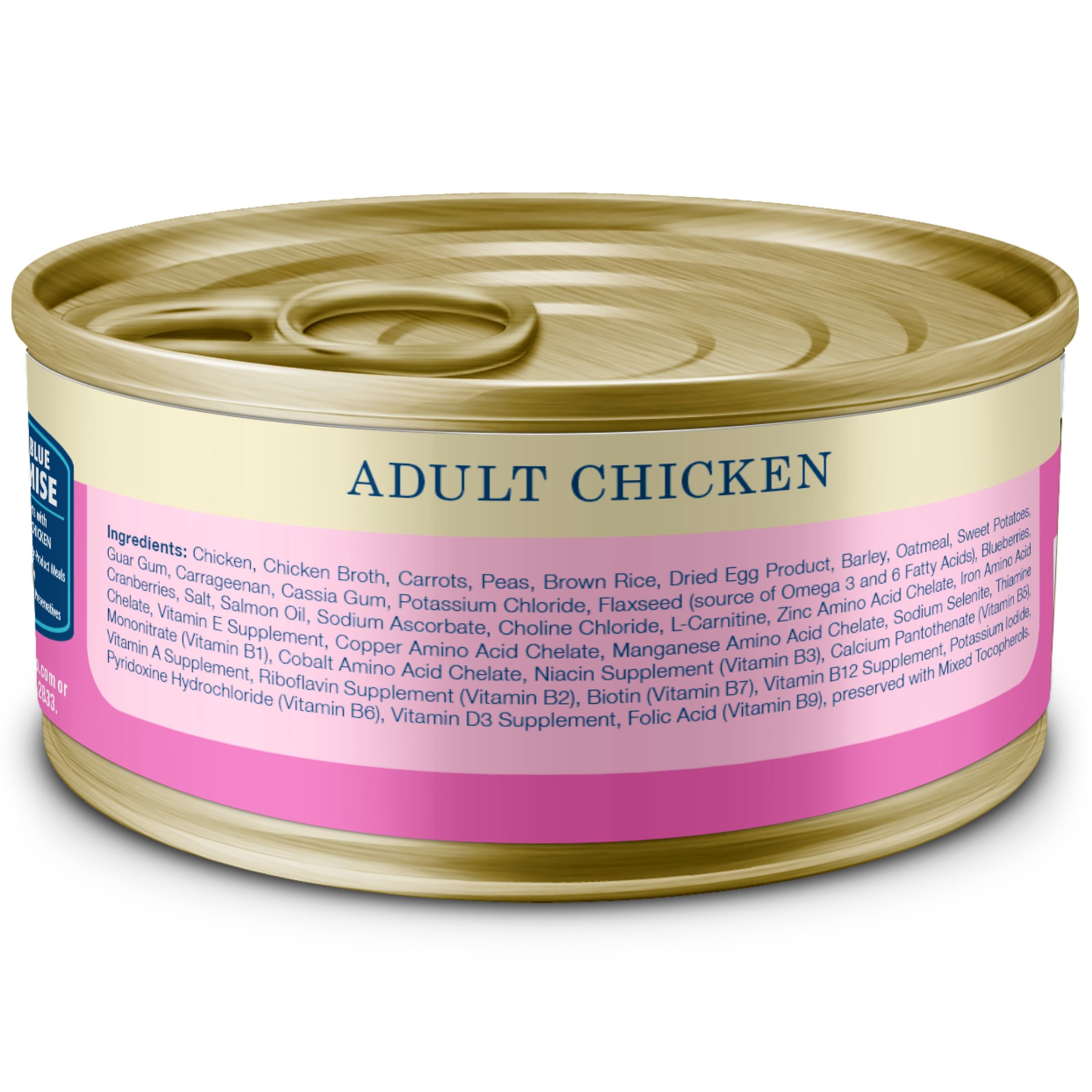 Blue Buffalo Homestyle Recipe Adult Small Breed Wet Dog Food, Made with Natural Ingredients, Chicken Recipe, 5.5-oz. Cans (24 Co