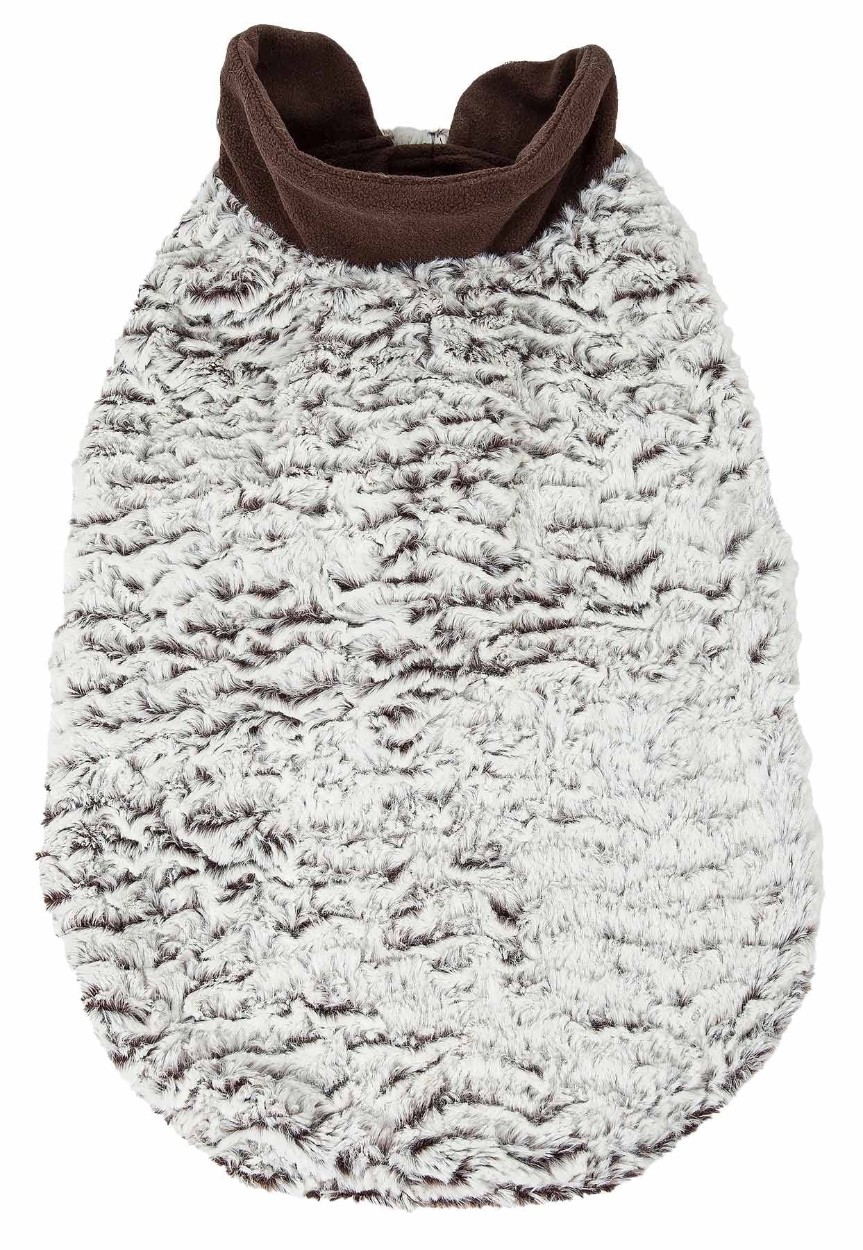 Pet Life Luxe 'Purrlage' Pelage Designer Fur Dog Coat Jacket(D0102H7LUQV.)