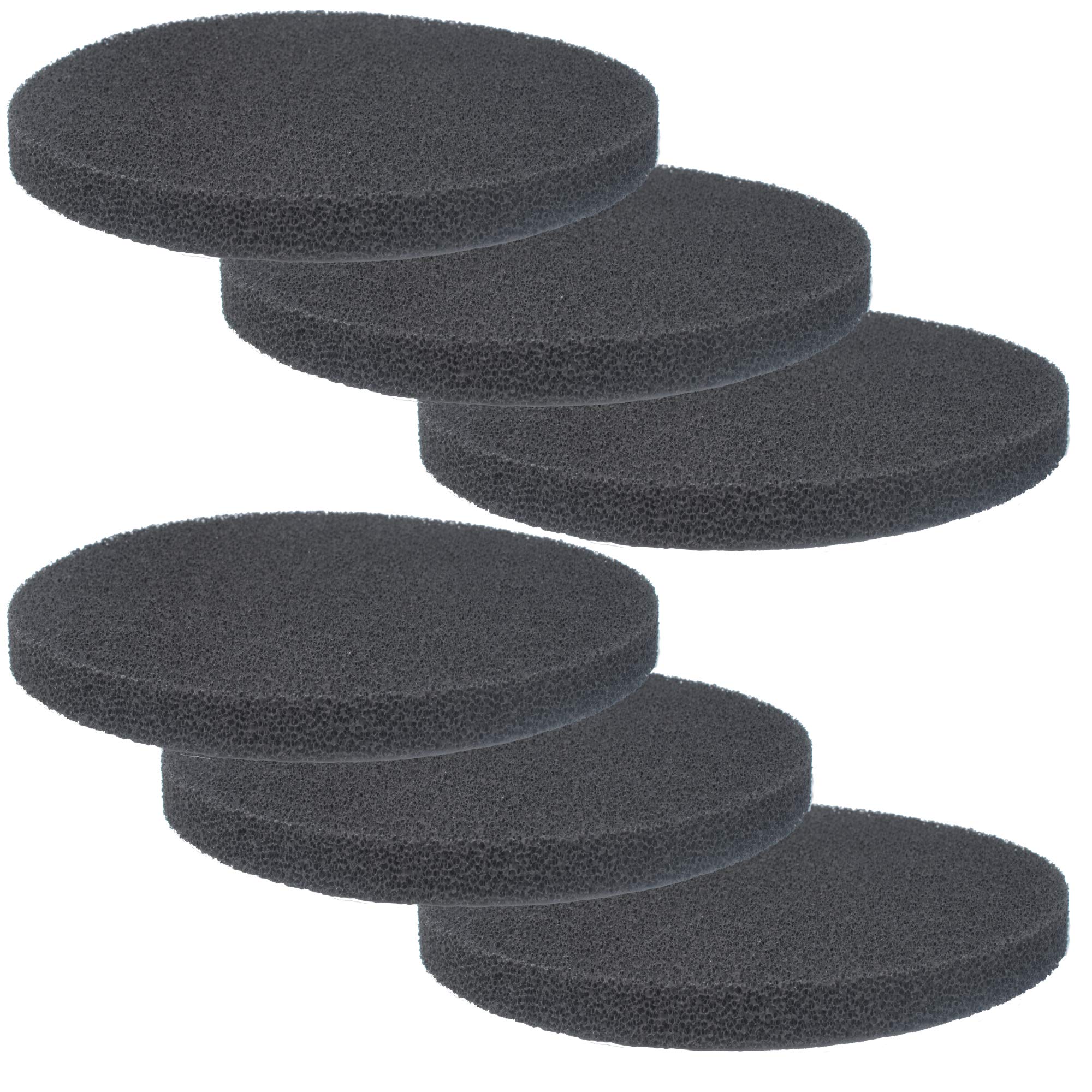 Fx4 Carbon Filter Pads Compatible With Fluval Fx5 / Fx6 Canister Filter,Replacement Carbon Impregnated Foam Pads Pack Of 6