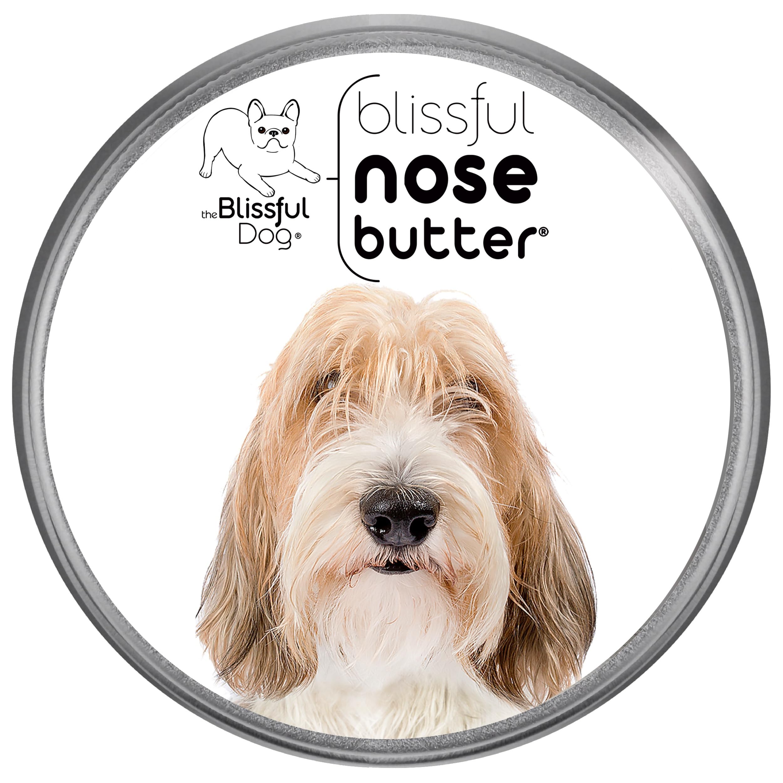 The Blissful Dog Petit Basset Griffon Unscented Nose Butter - Dog Nose Butter, 8 Ounce