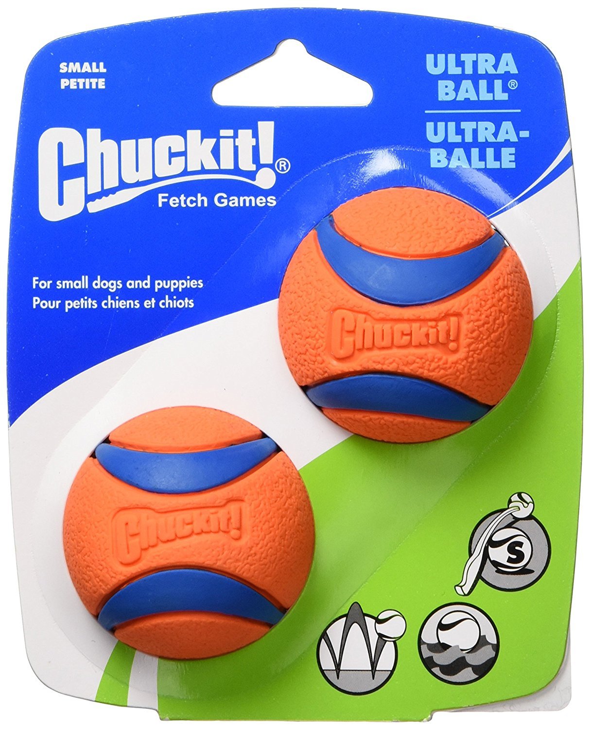 Chuckit! Ultra Balls Small Ball  2 Diameter (2 Pack)  Pack of 1212