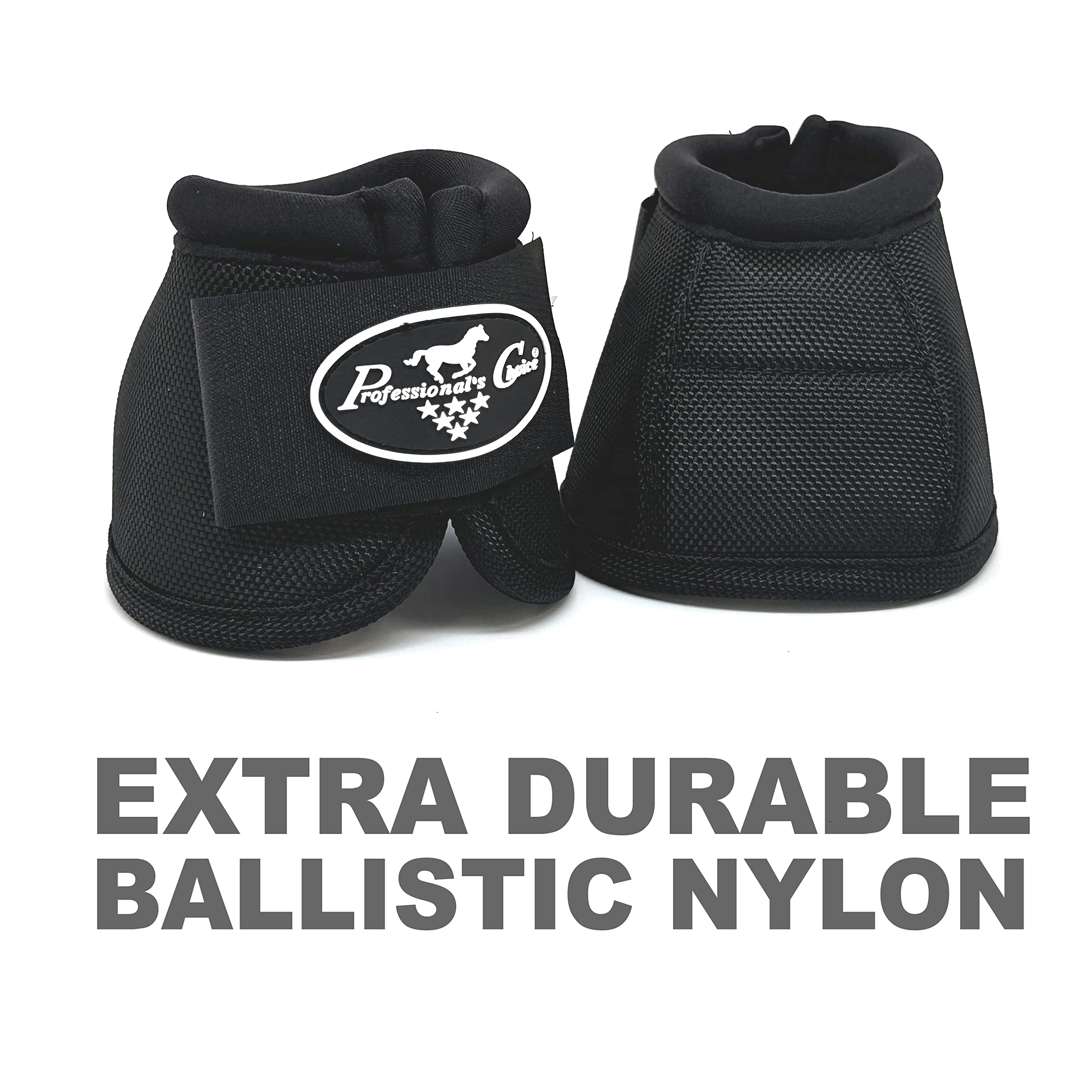 Professionals Choice Boots Equine Ballistic Bell Boots 3Xl Black Bb25