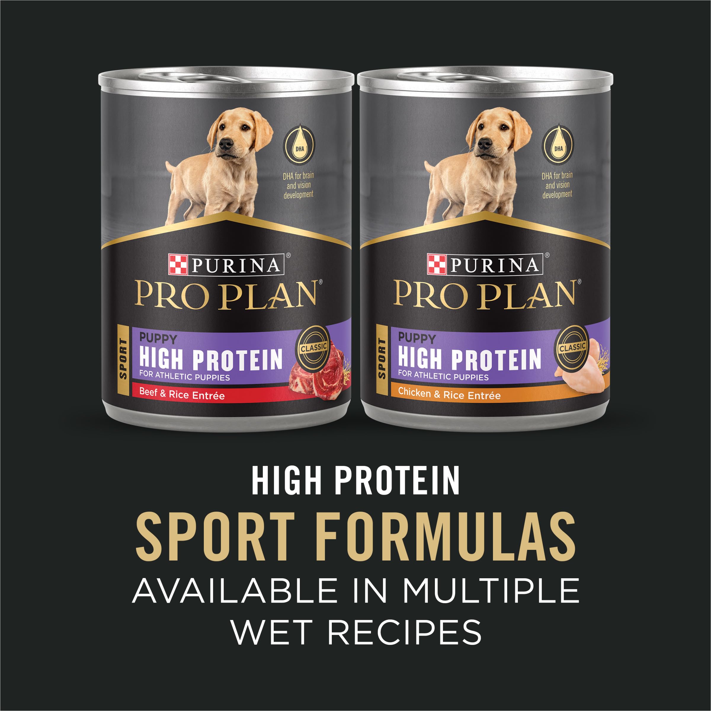 Purina Pro Plan Sport Development 30/20 Chicken and Rice Formula High Protein Dog Food for Puppies - 4 lb. Bag