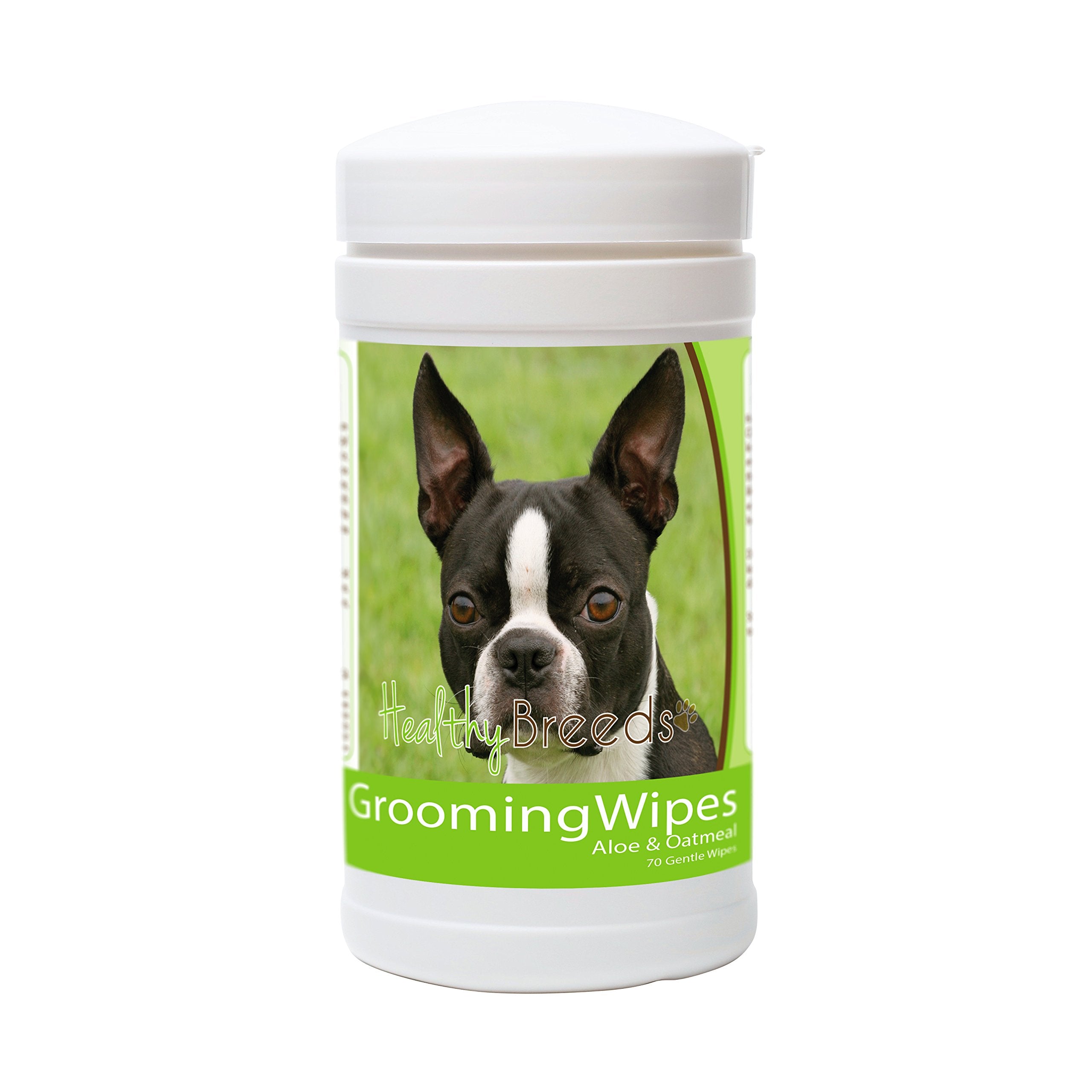 Healthy Breeds Boston Terrier Grooming Wipes 70 Count