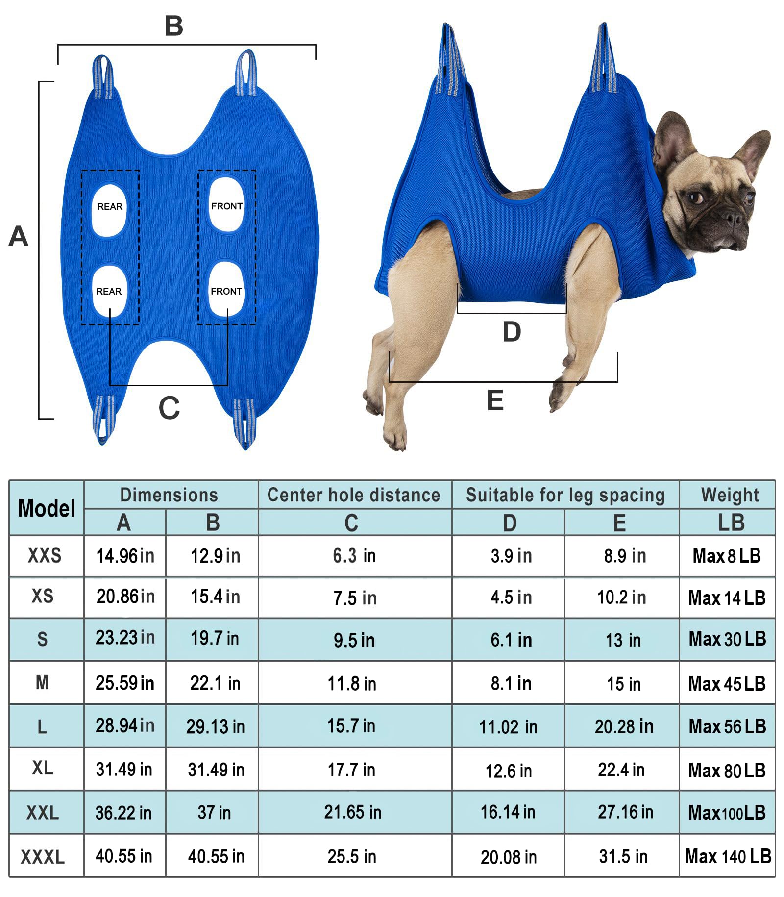 Kkiimatt 10 in 1 Dog Pet Grooming Hammock Harness with Nail Clippers/Trimmer, Nail File,Dog Nail Hammock, Dog Grooming Sling for