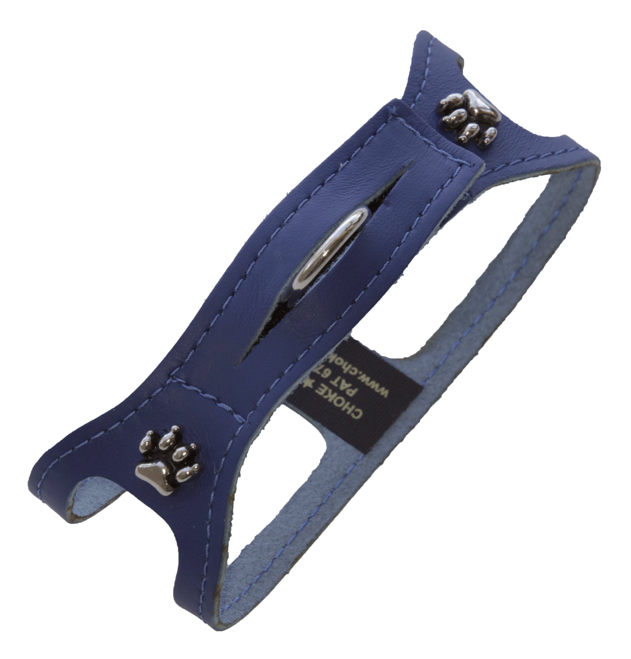 Chokefree Pet Shoulder Collar, 23-Inch, Non Metallic Blue