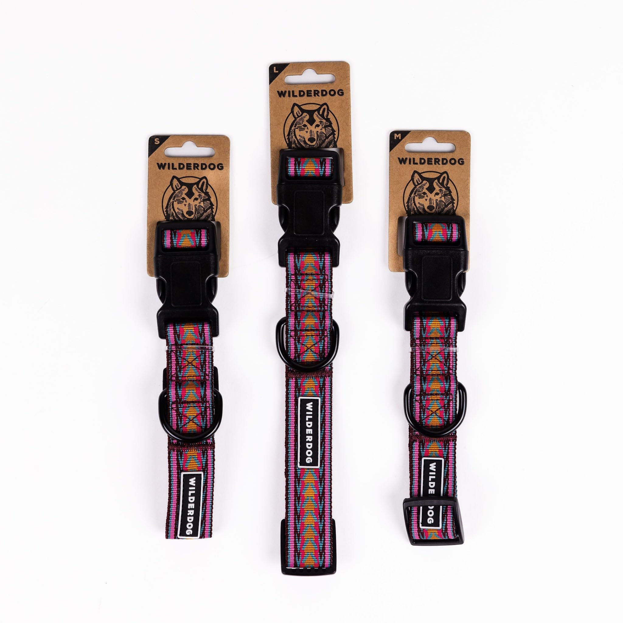Wilderdog Ultralight Collar Series For Dogs - Large - Daybreak