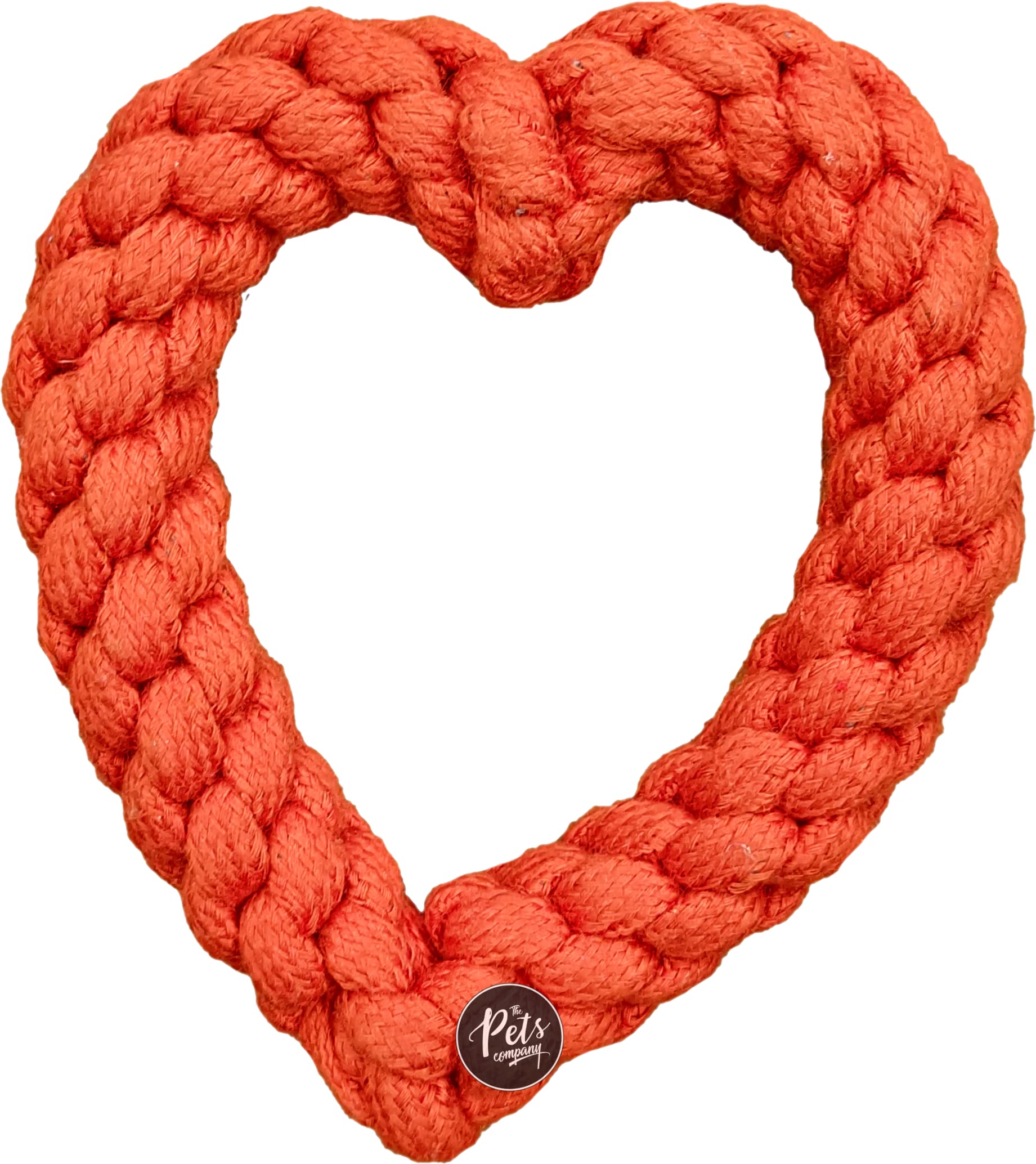 The Pets Company Christmas Heart Dog Rope Toy For Puppy Teething, Rope Dog Toys For Small Dogs & Puppies