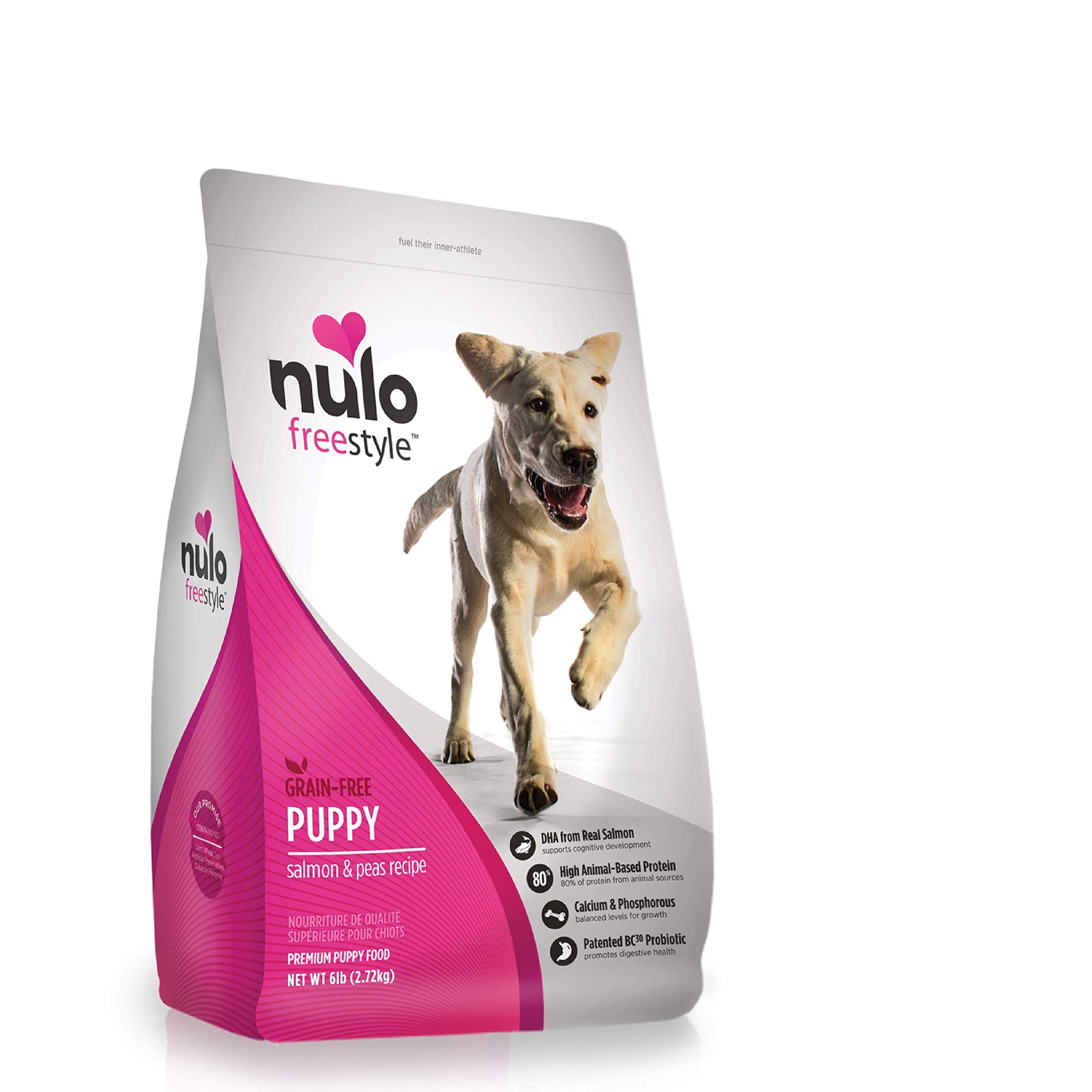 Nulo Freestyle Dry Puppy Food, Grain-Free, High Protein, 6 lb, Model 51PS06