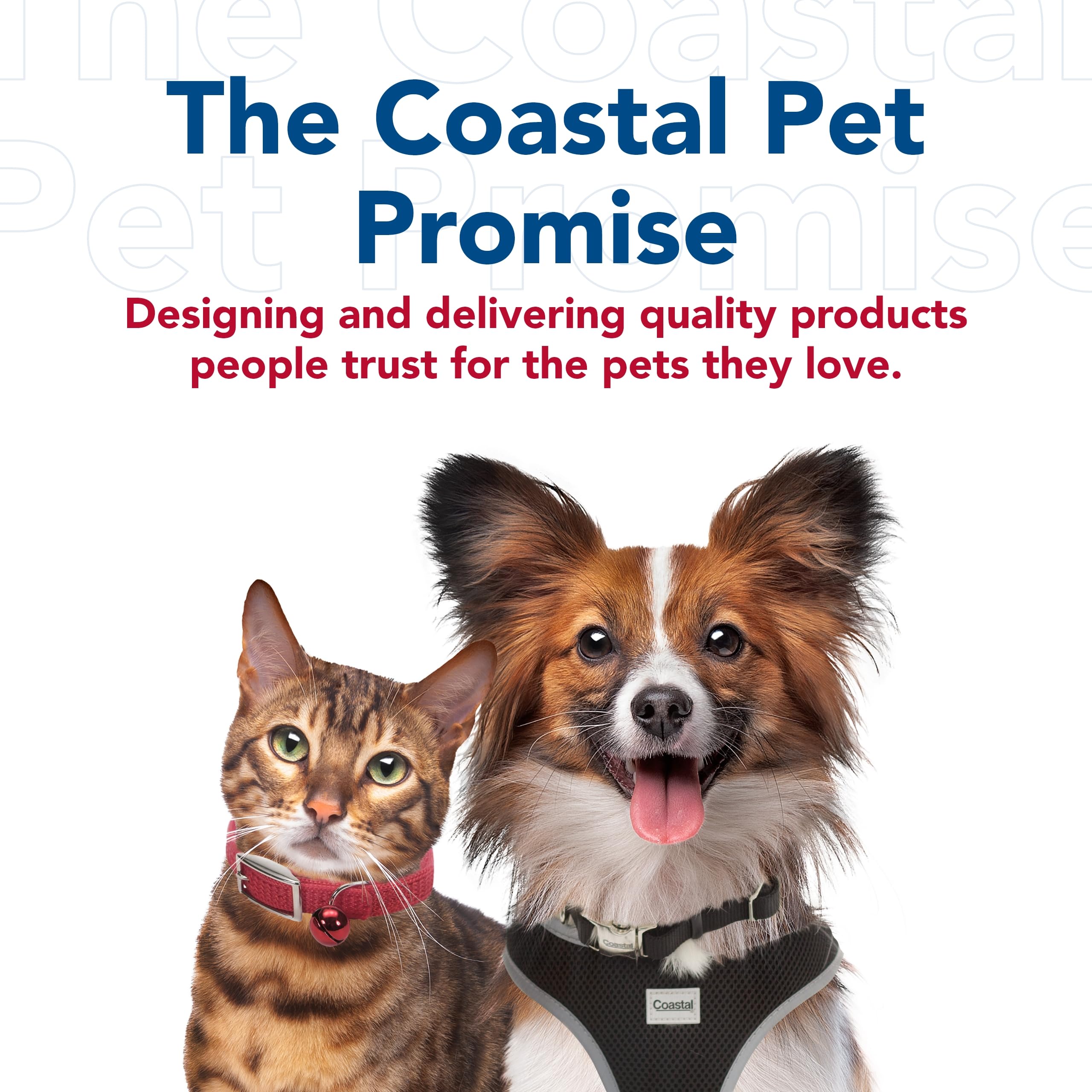 Coastal Pet Li'L Pals Stainless Steel De-Matting Comb - Easy-Grip Handle For Pet Grooming Small Dogs