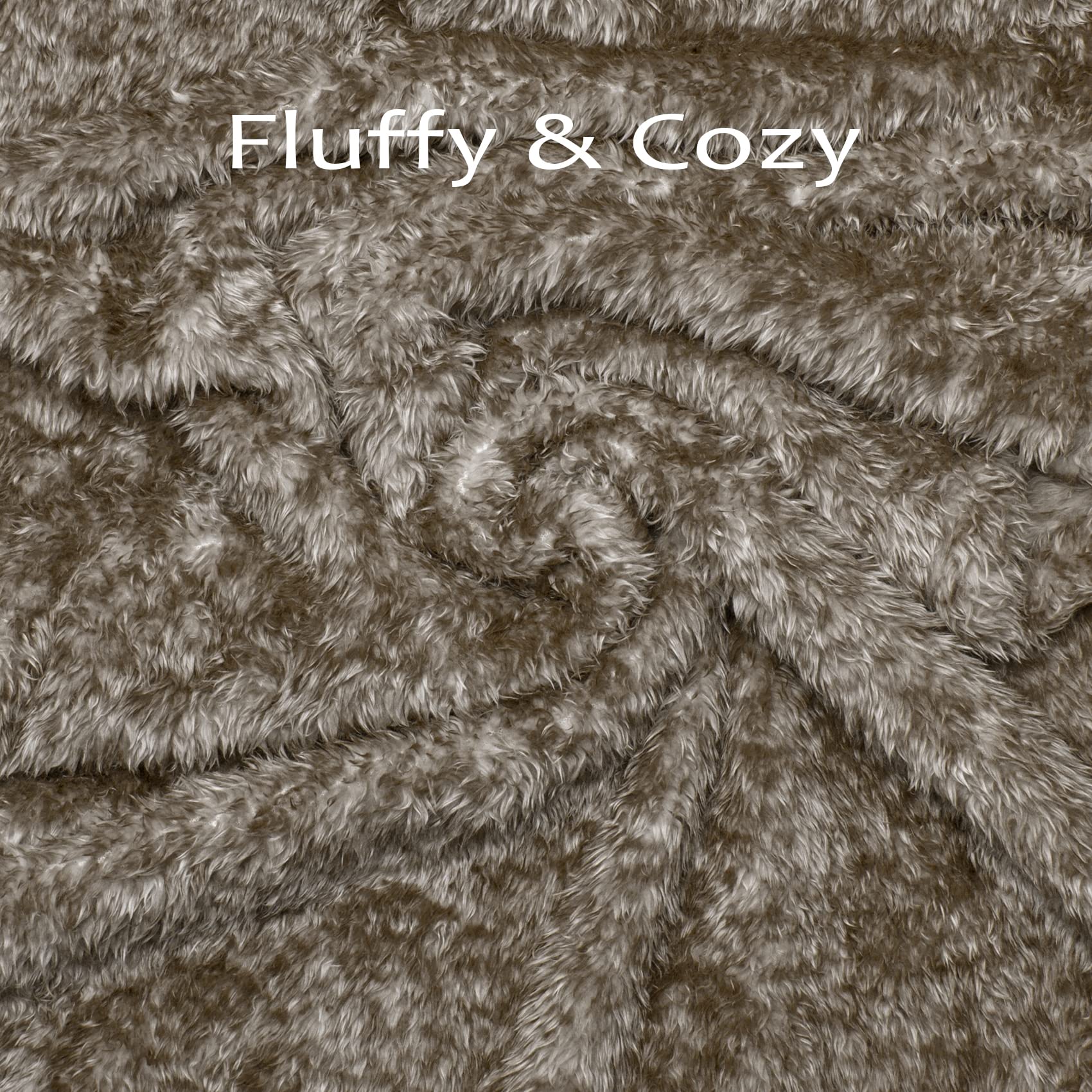 MACEVIA Fluffy Fleece Dog Blankets,Warm Soft Fuzzy Pets Blanket for Puppy,Small,Medium,Large Dogs and Cats,Plush Pet Throws for