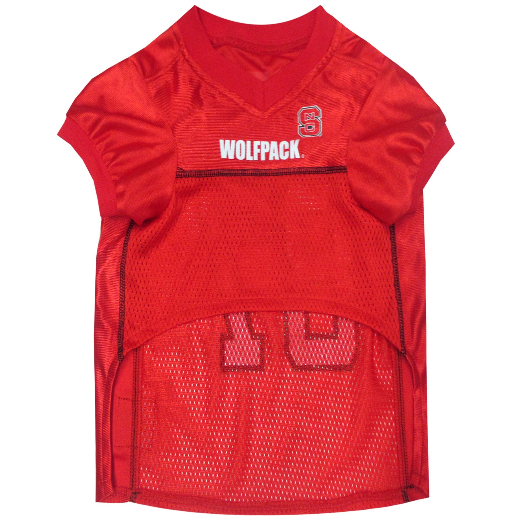 Pets First NCAA College North Carolina State Wolfpack Mesh Jersey for DOGS & CATS, Small.Licensed Dog Jersey with your Favorite