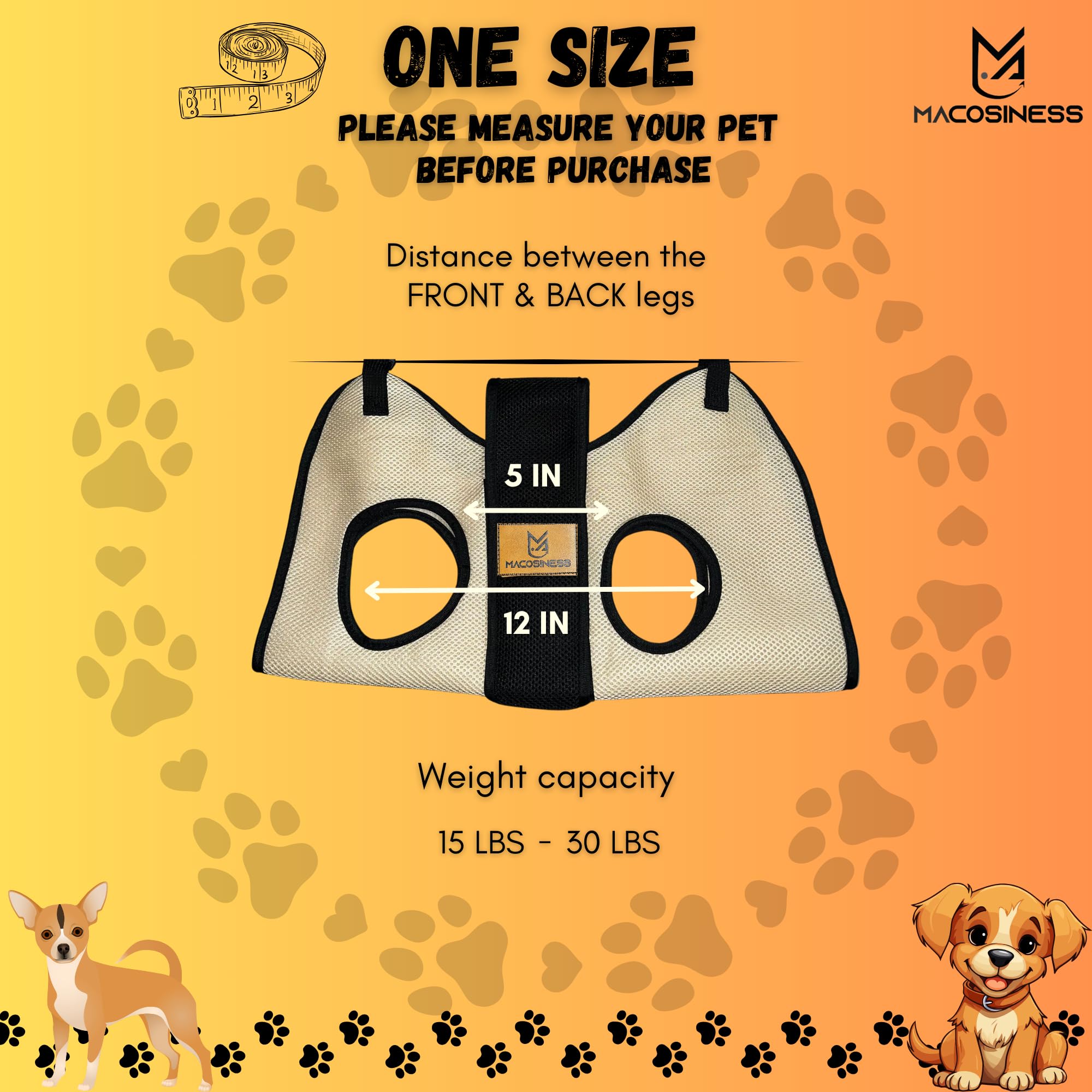 2025 2-In-1 - Dog Grooming Hammock - Dog Sling - Dog Grooming Harness - Dog Slings For Small Dogs - Dog Hammock For Nail Trim -